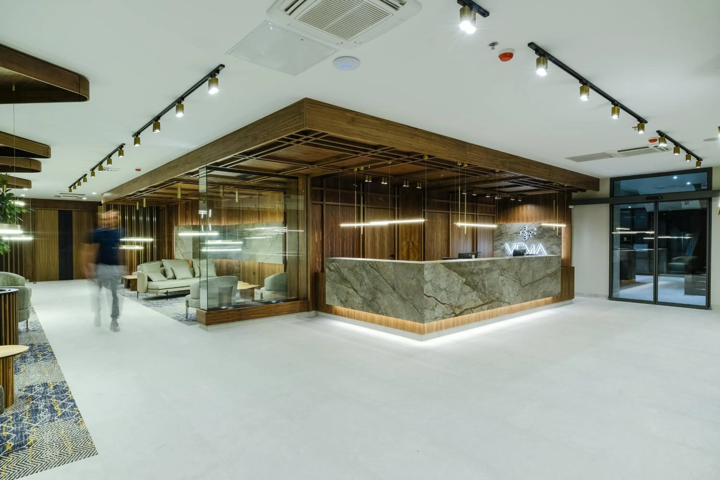 Lobby or reception in Hotel Vema