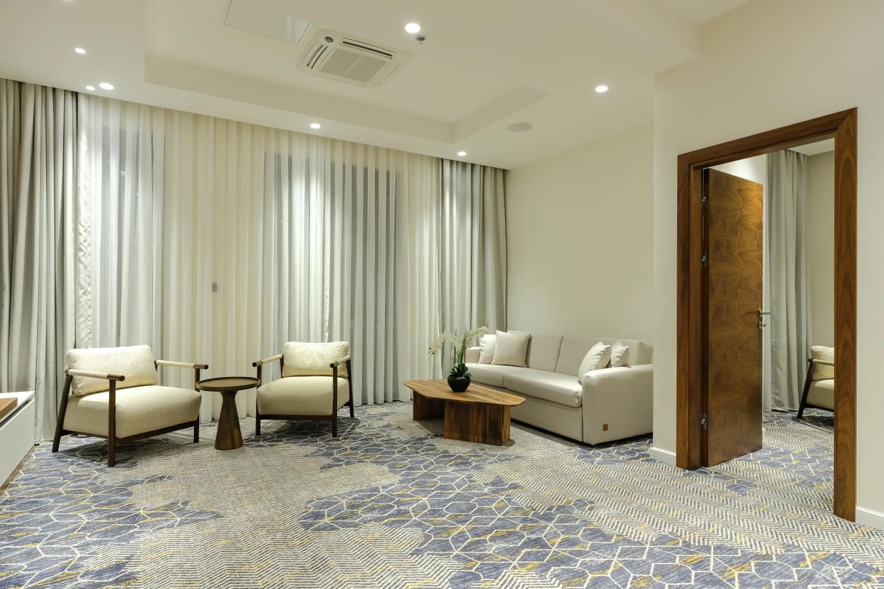 Seating area in Hotel Vema