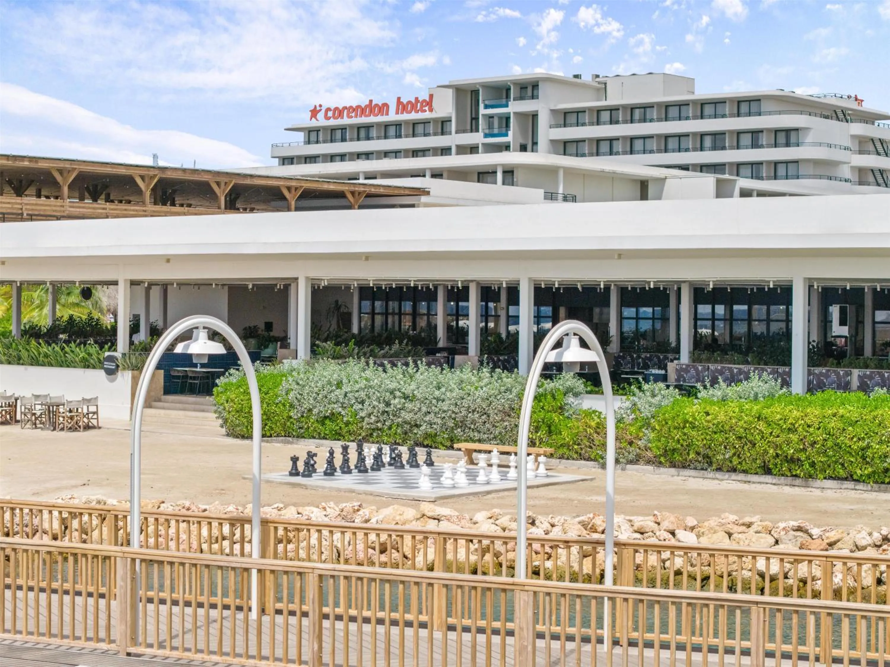 Property building in The Rif At Mangrove Beach Corendon Curacao All-Inclusive, Curio by Hilton