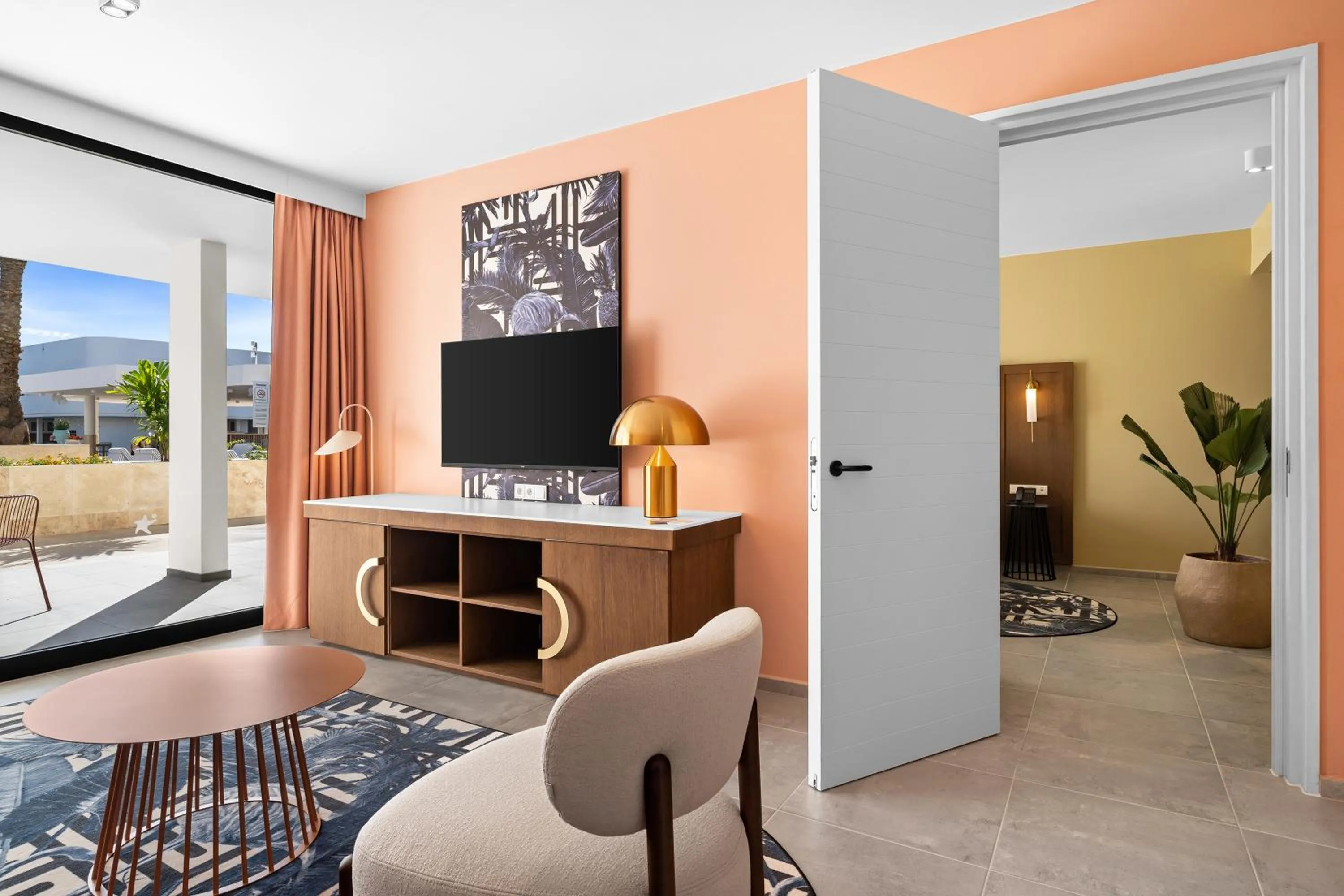 Living room in The Rif At Mangrove Beach Corendon Curacao All-Inclusive, Curio by Hilton