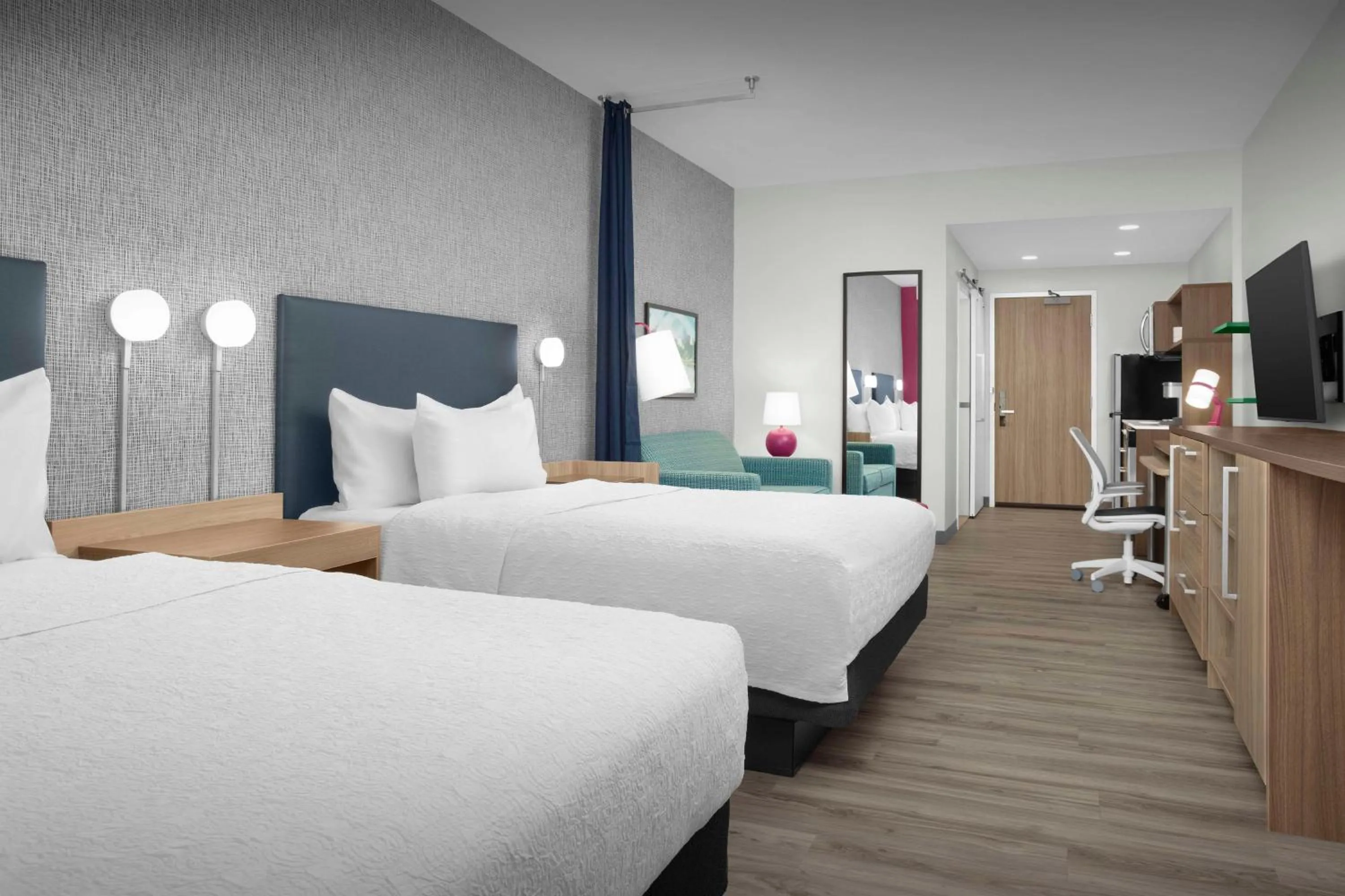 Bed in Home2 Suites By Hilton Huntsville Village Of Providence