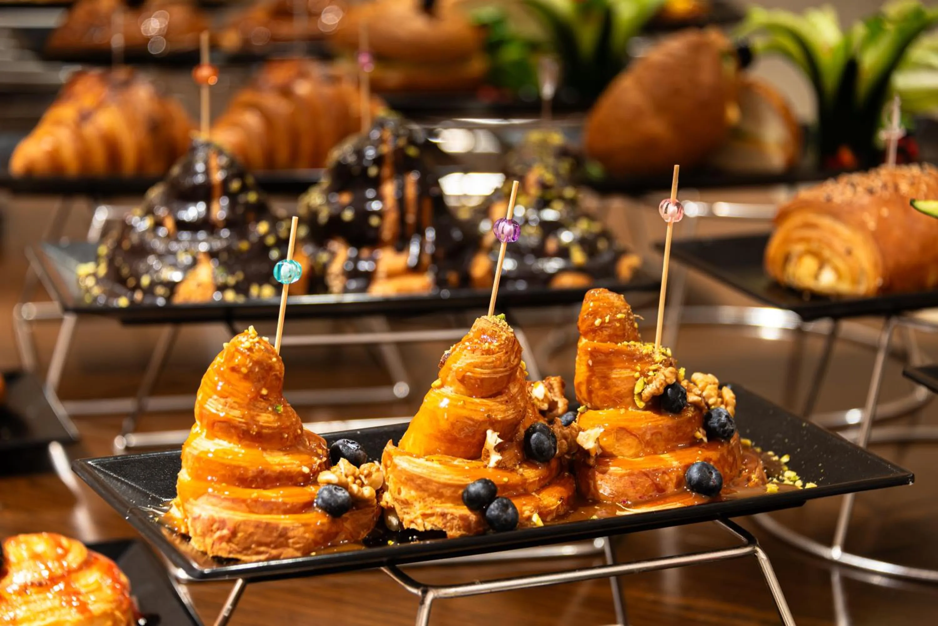 Continental breakfast in Razana Al Rawdha Hotel