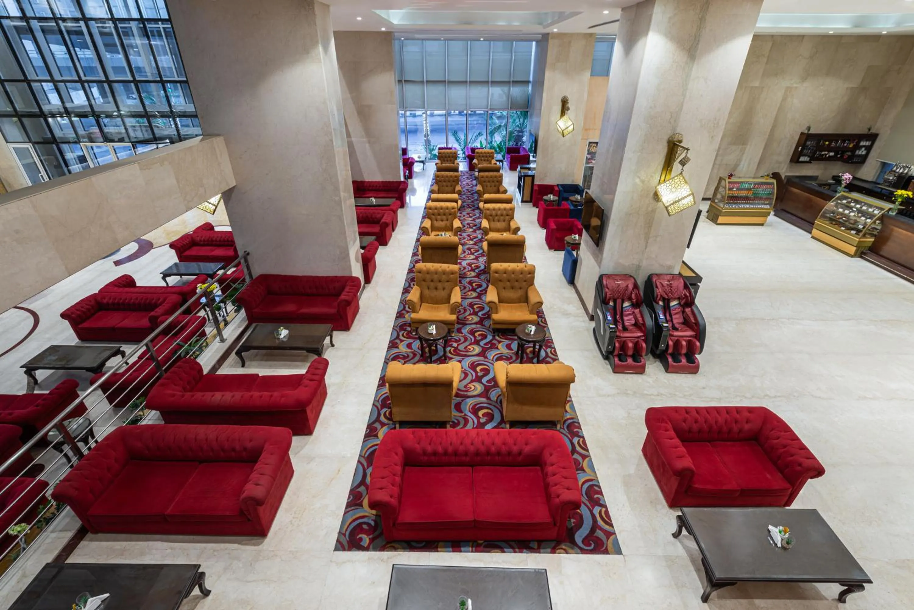 Seating area in Razana Al Rawdha Hotel