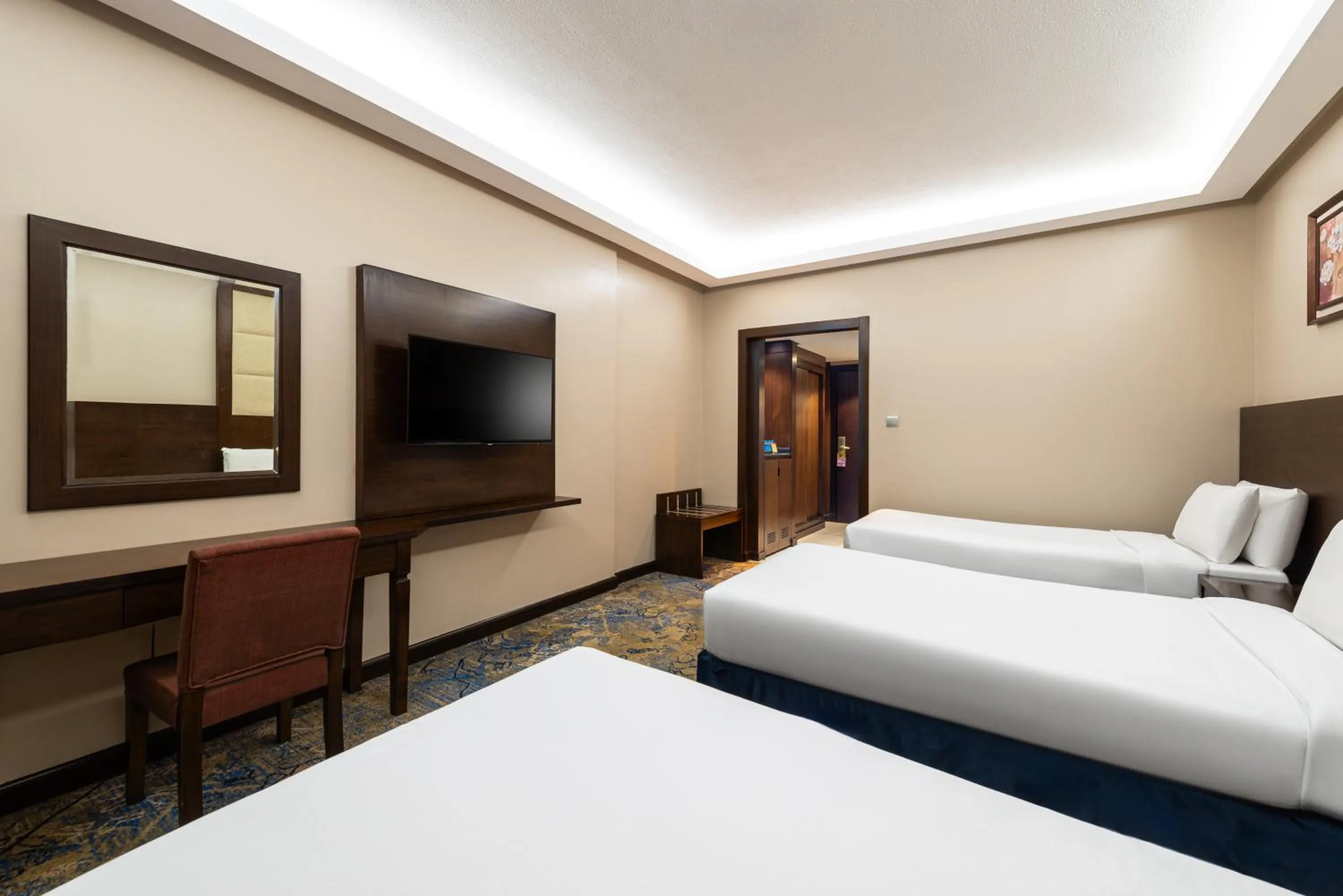 View (from property/room), Bed in Razana Al Rawdha Hotel