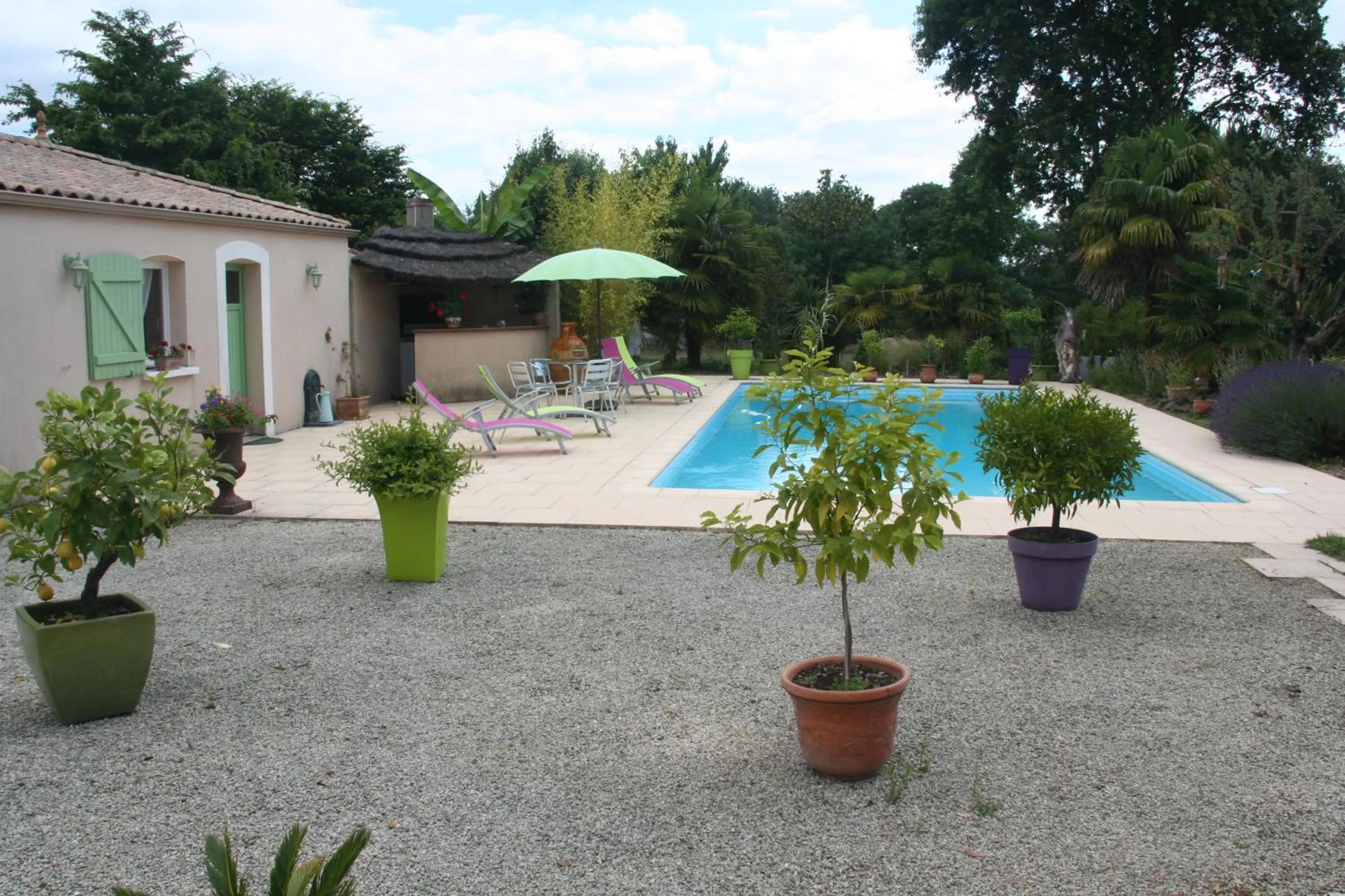 Patio in Une Chambre à la Campagne