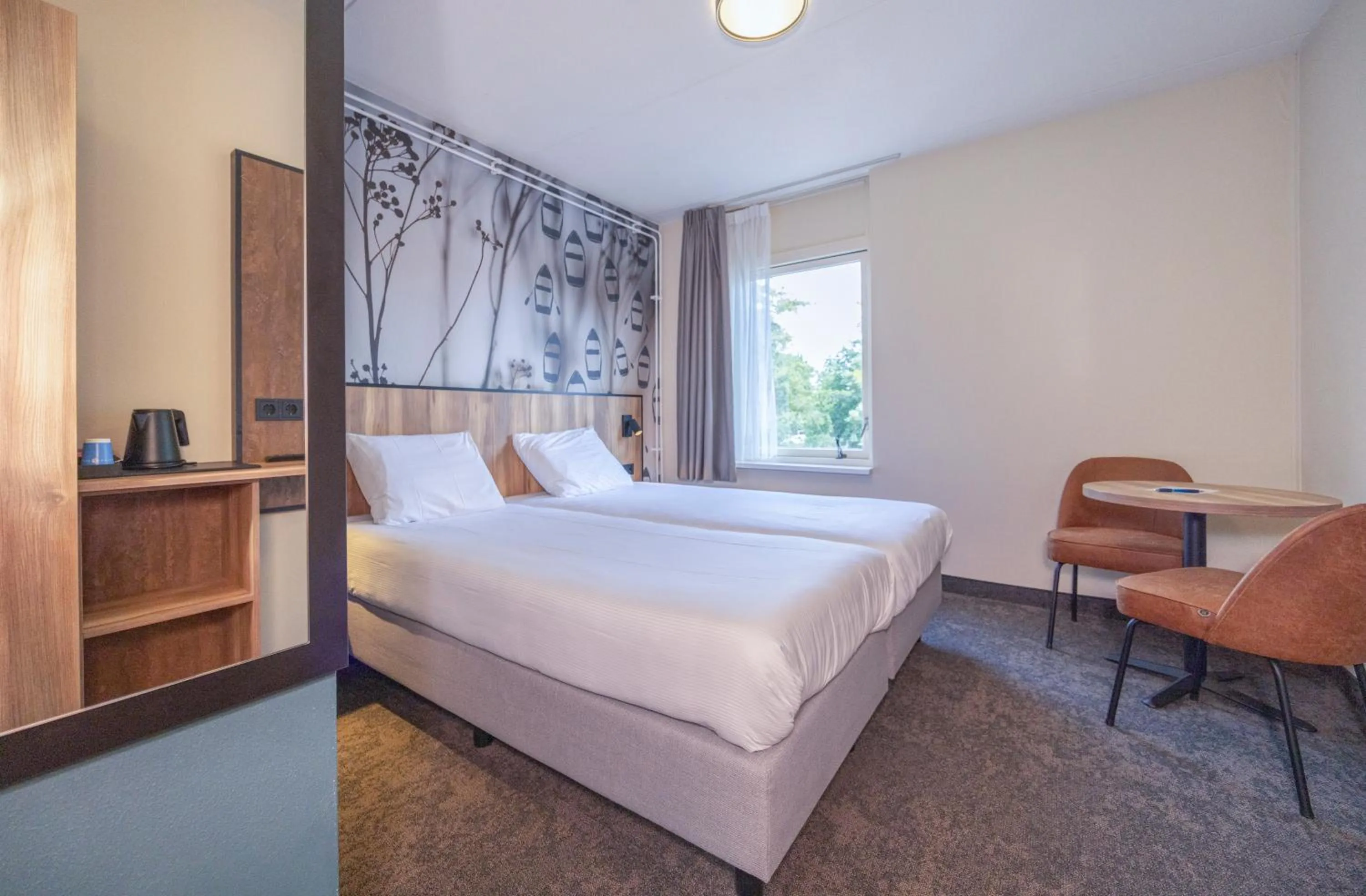 Bedroom, Bed in Fletcher Hotel Restaurant De Eese