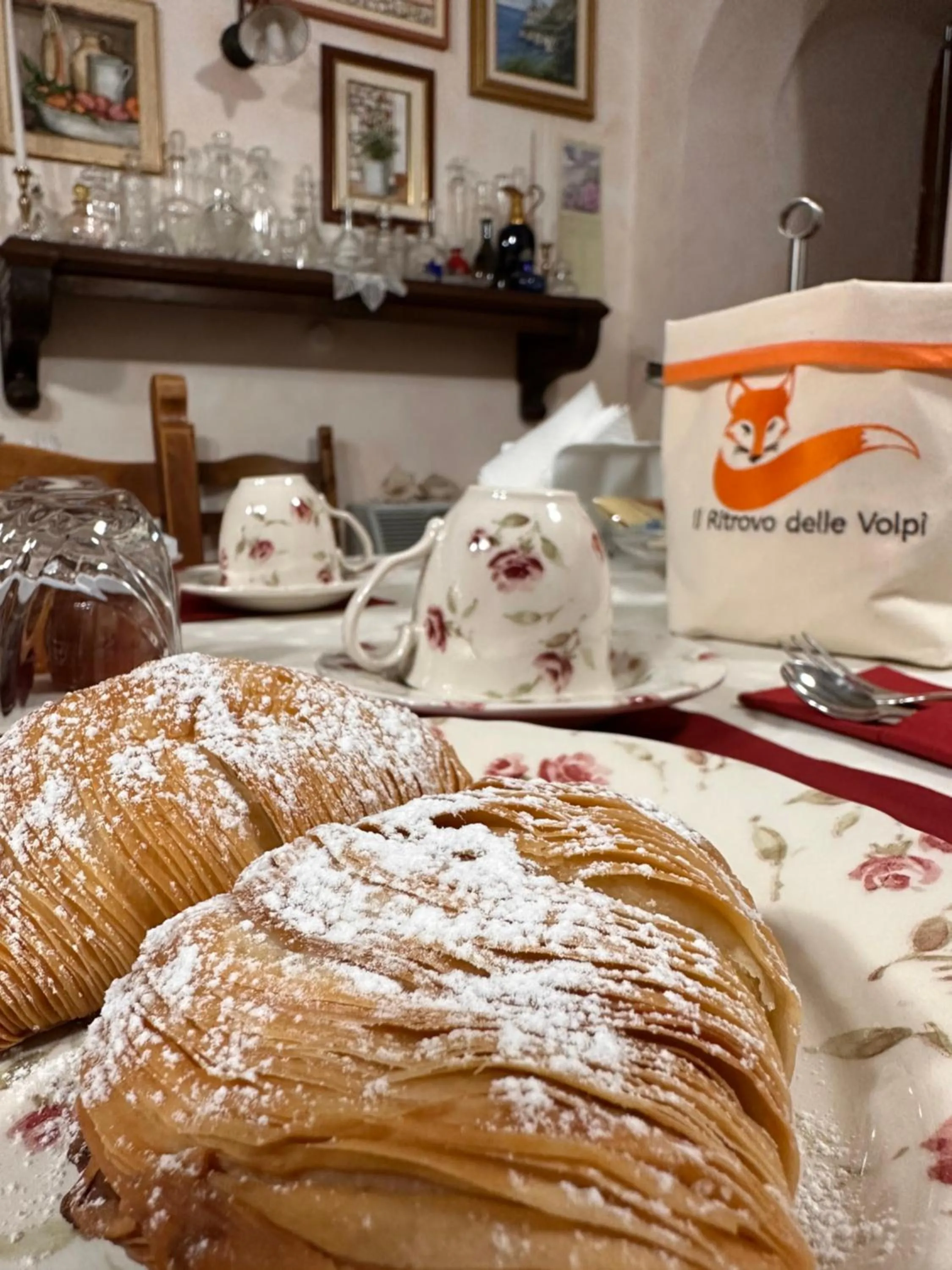 Italian breakfast in Il ritrovo delle Volpi
