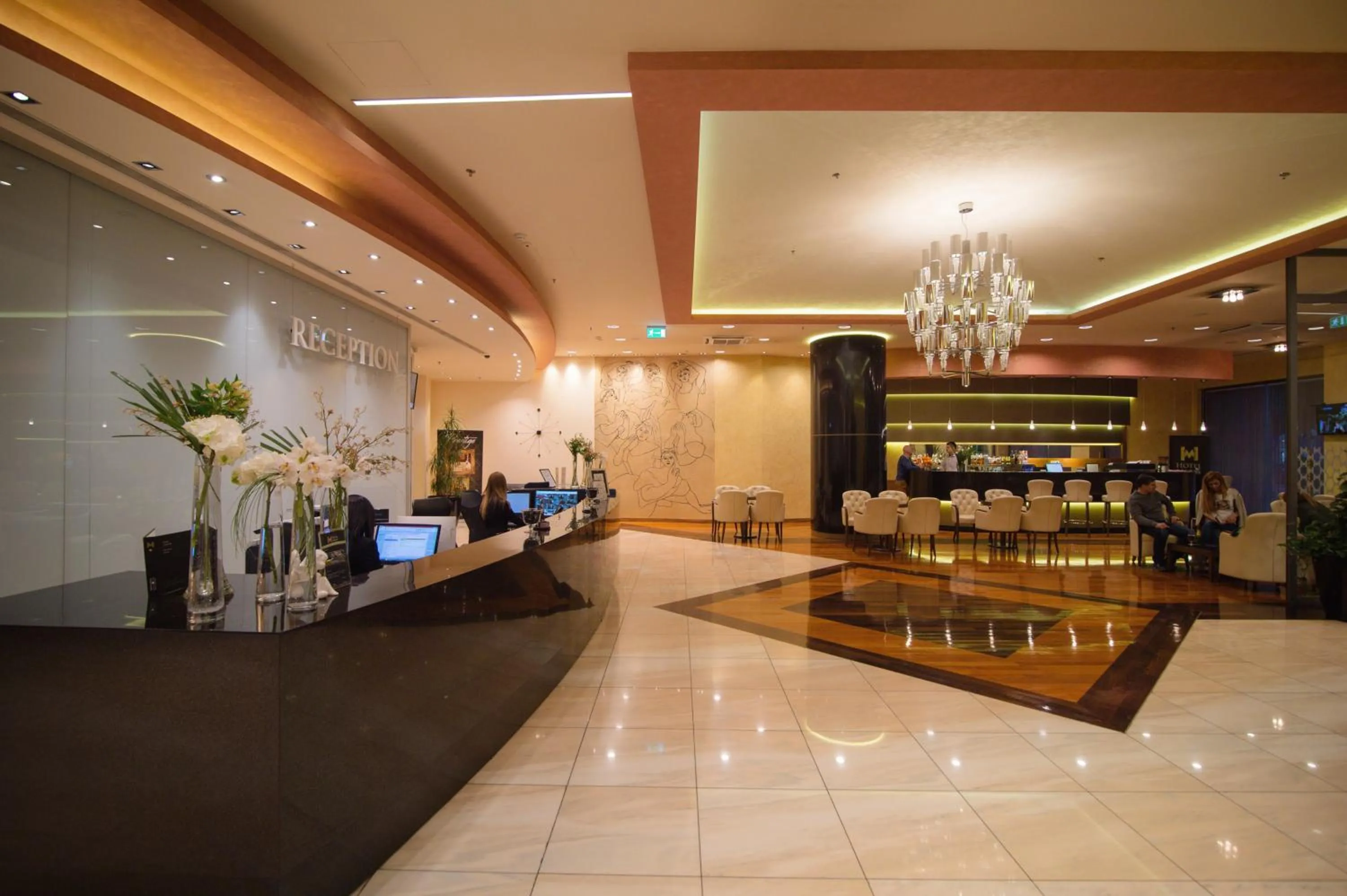 Lobby or reception in Hotel Mepas