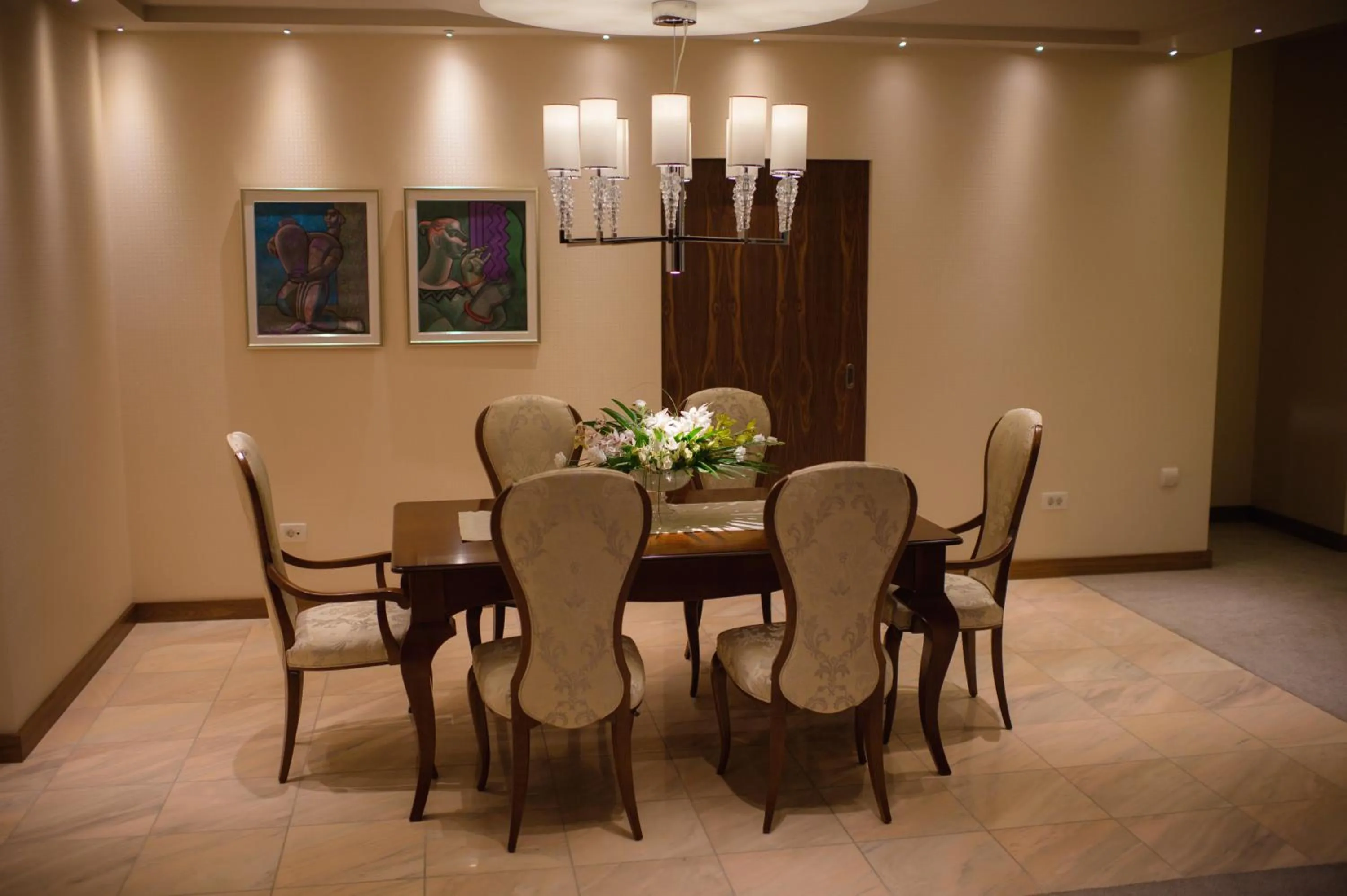 Dining area in Hotel Mepas