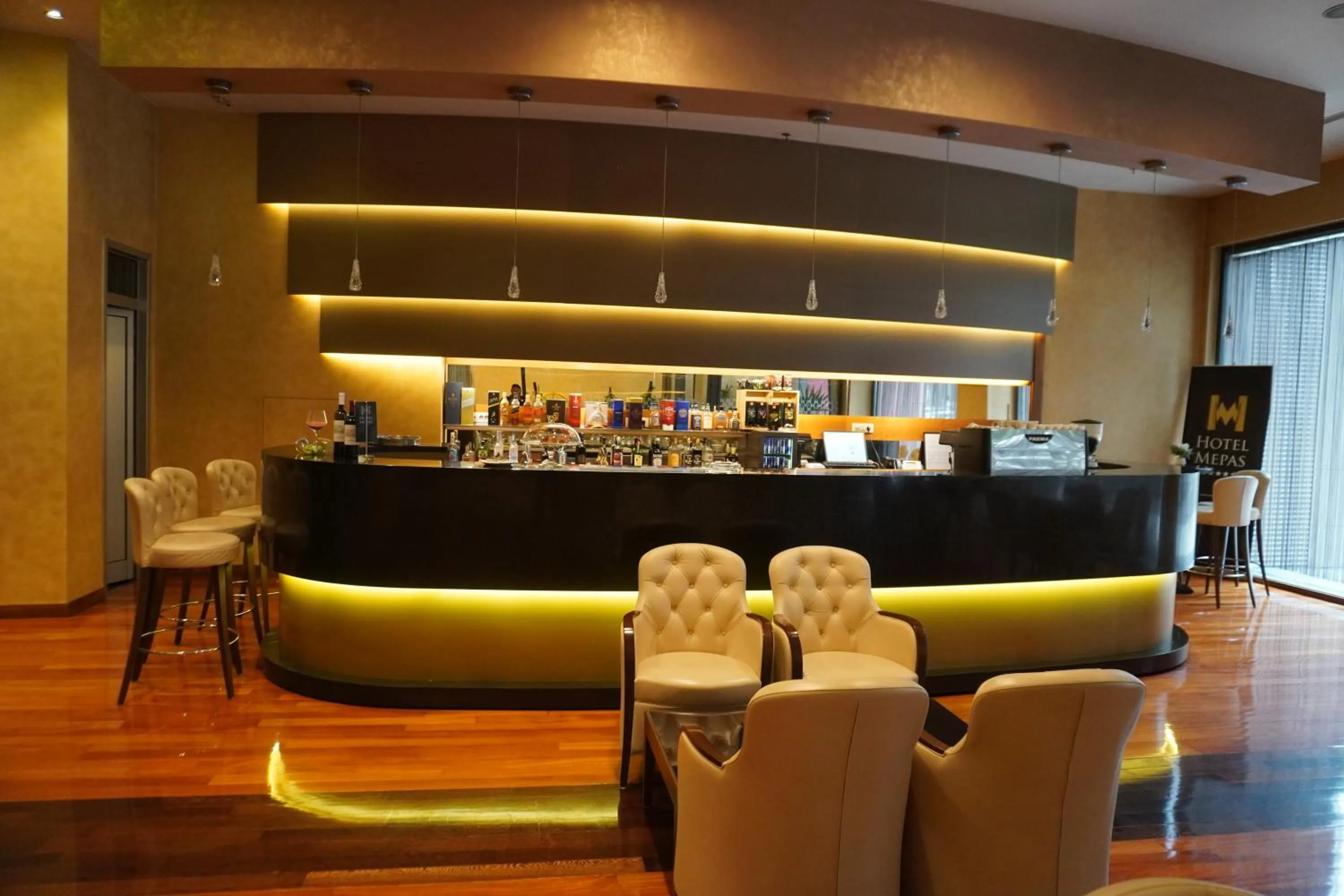 Lobby or reception in Hotel Mepas