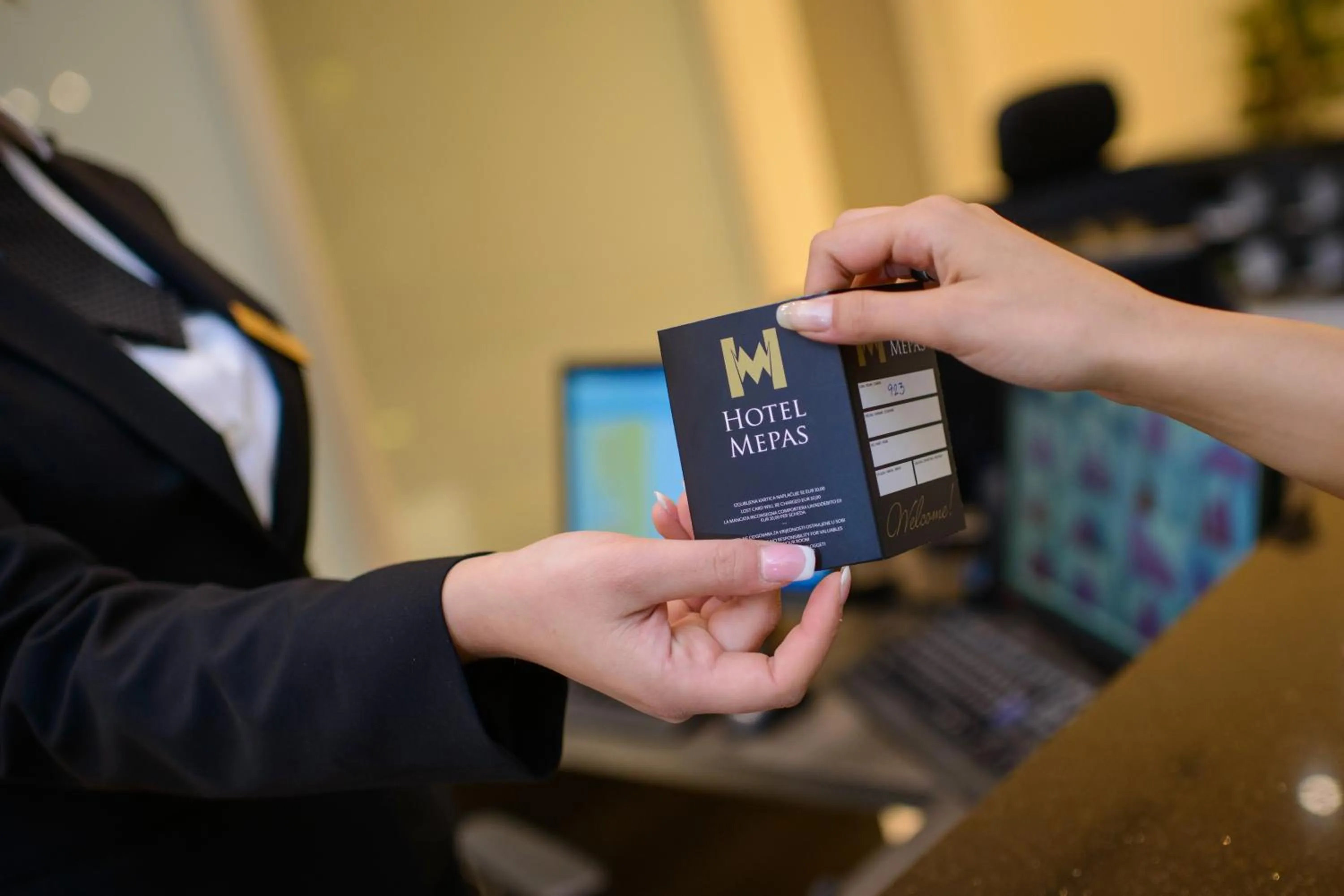 Lobby or reception in Hotel Mepas