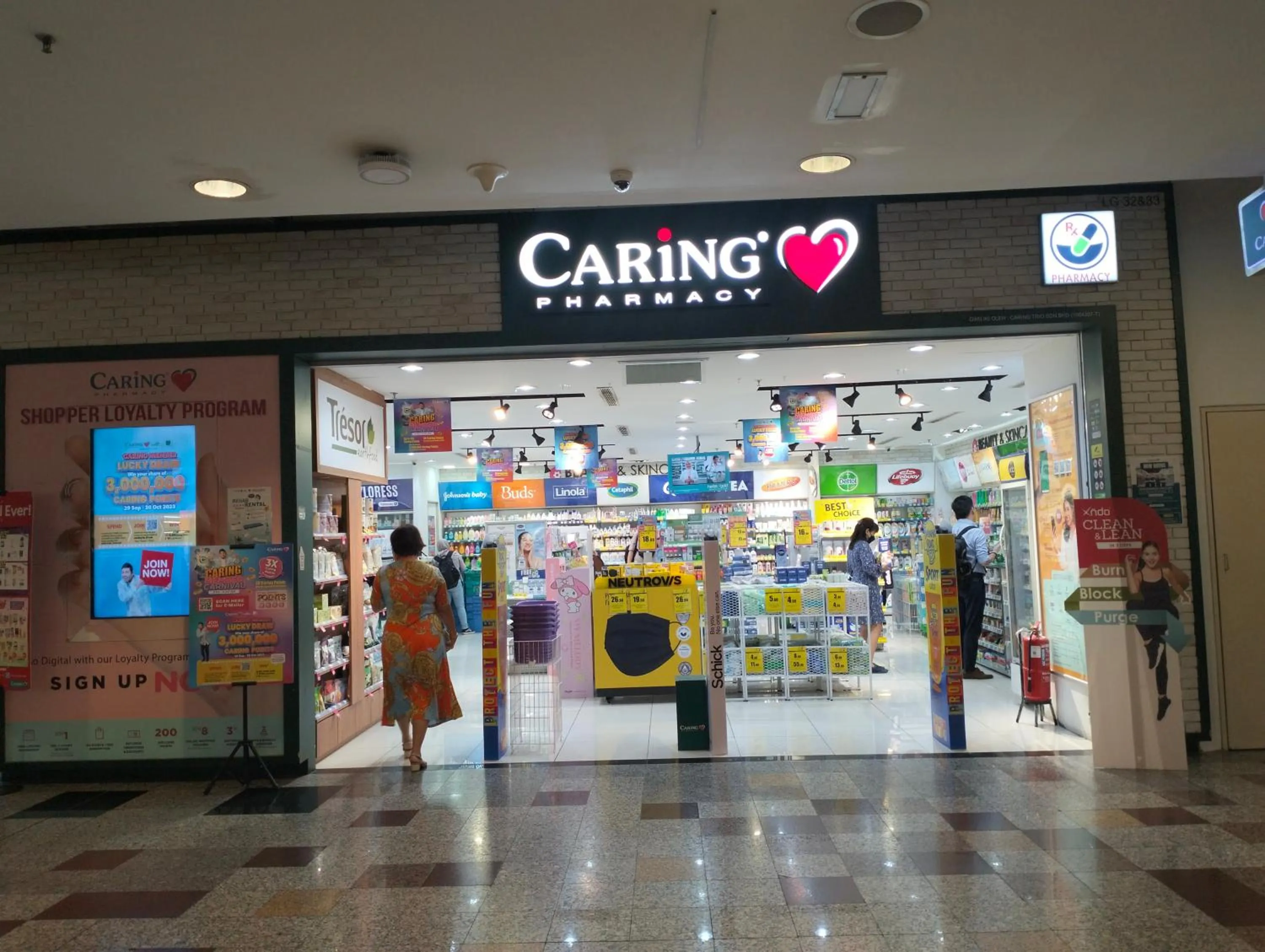 Text overlay in Times Square Kuala Lumpur By Service Suite