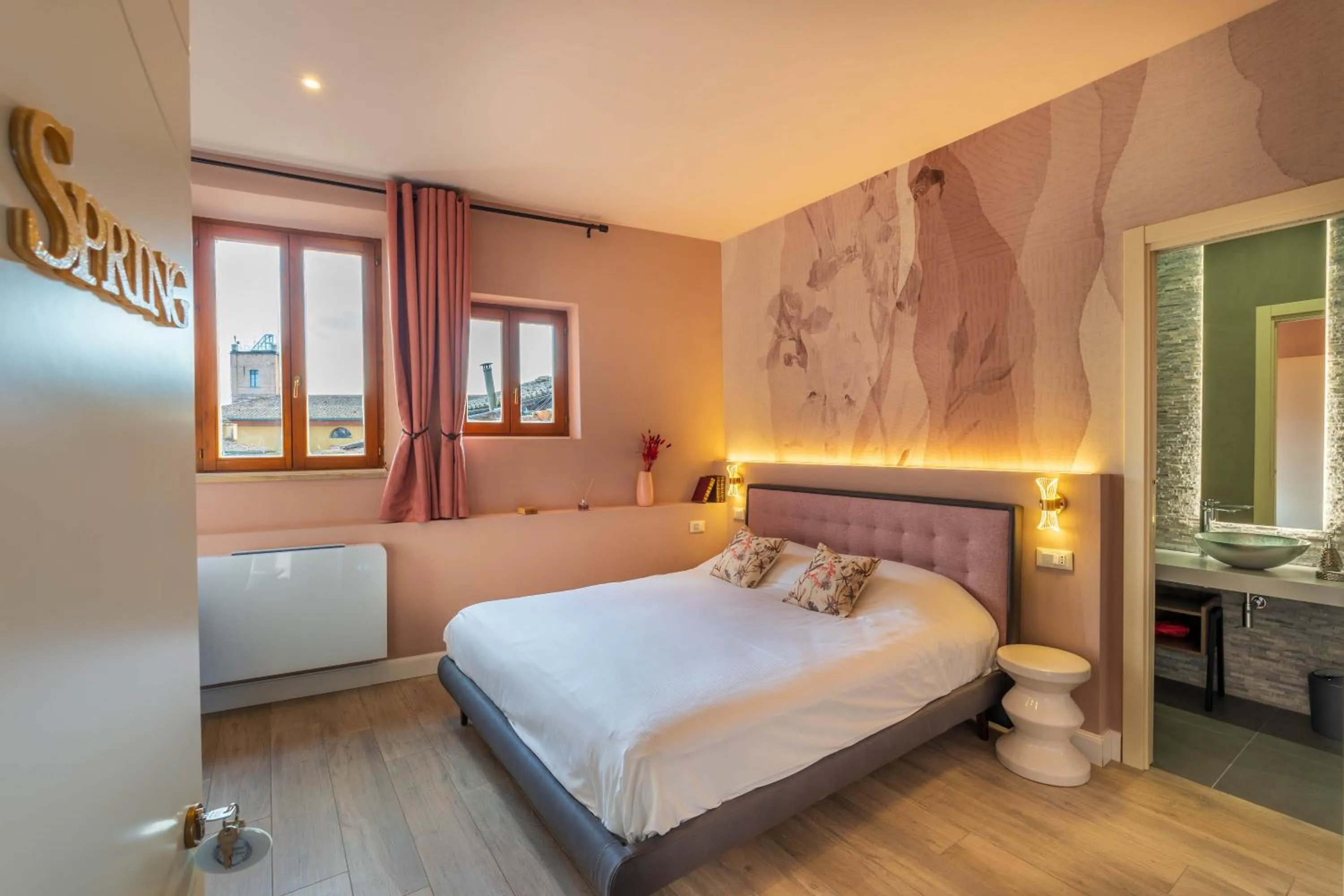 Bed in Blossoms of Siena, Adults Only