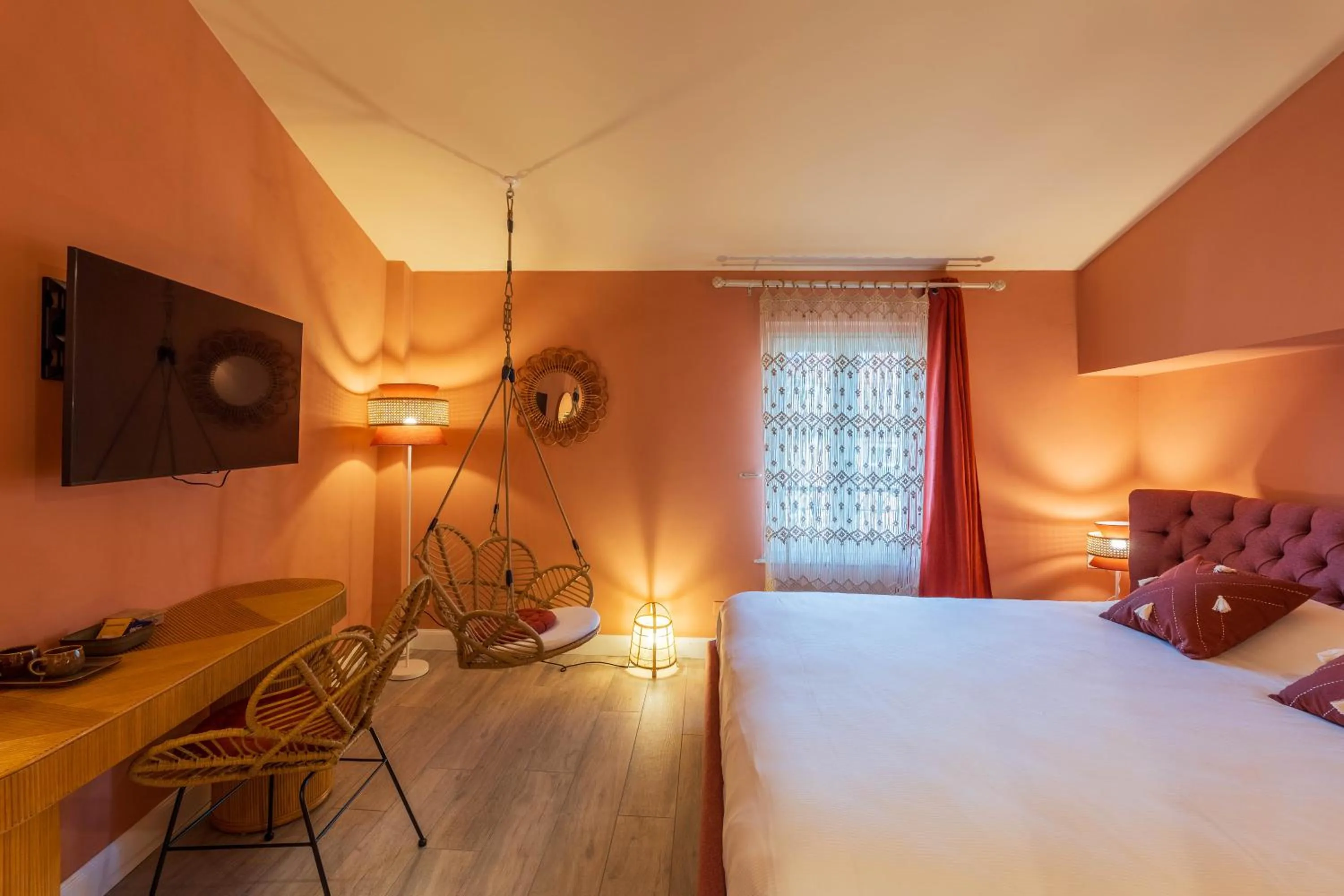 Bed in Blossoms of Siena, Adults Only