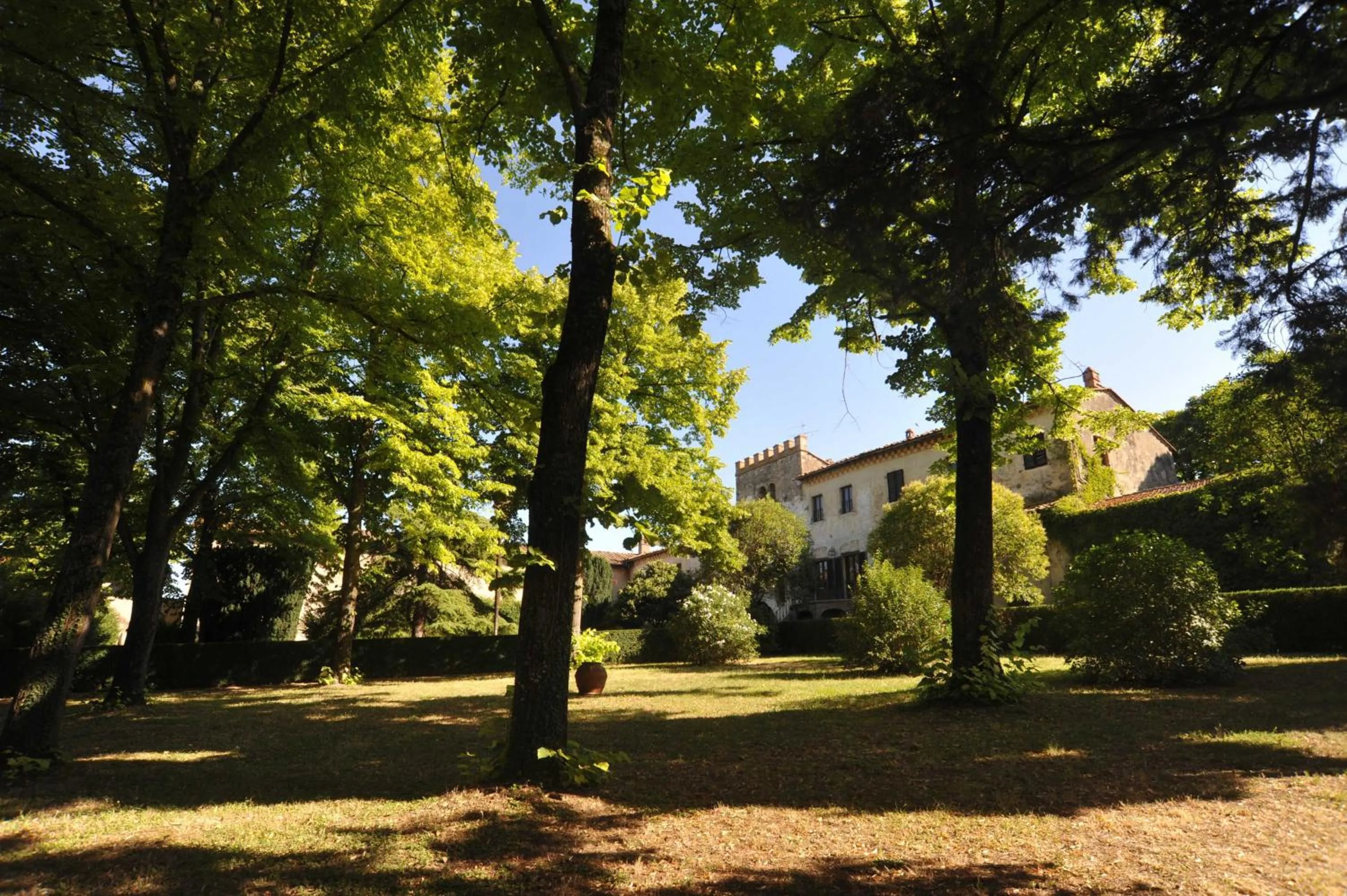 Garden in Fattoria Lornano Winery