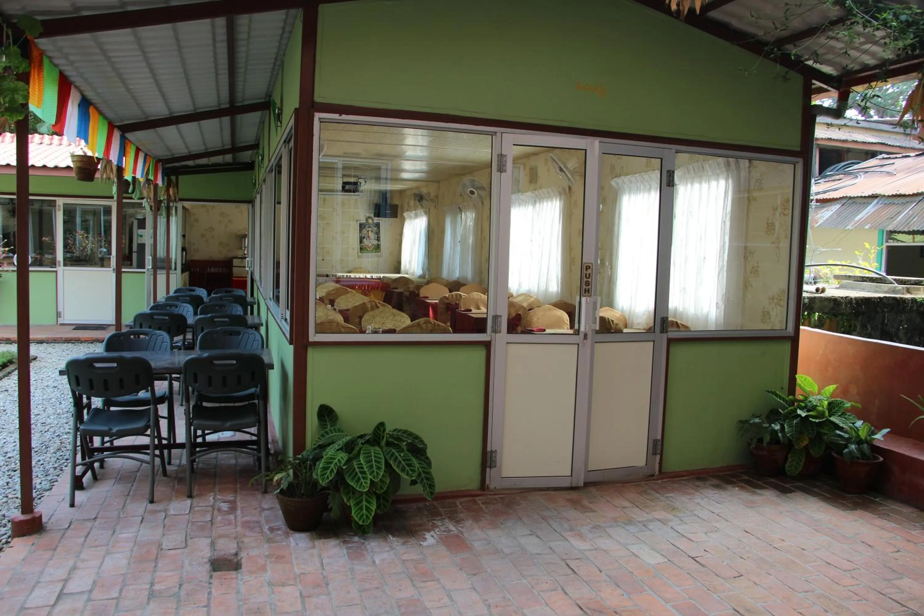 Garden in Hotel Milarepa Pvt Ltd