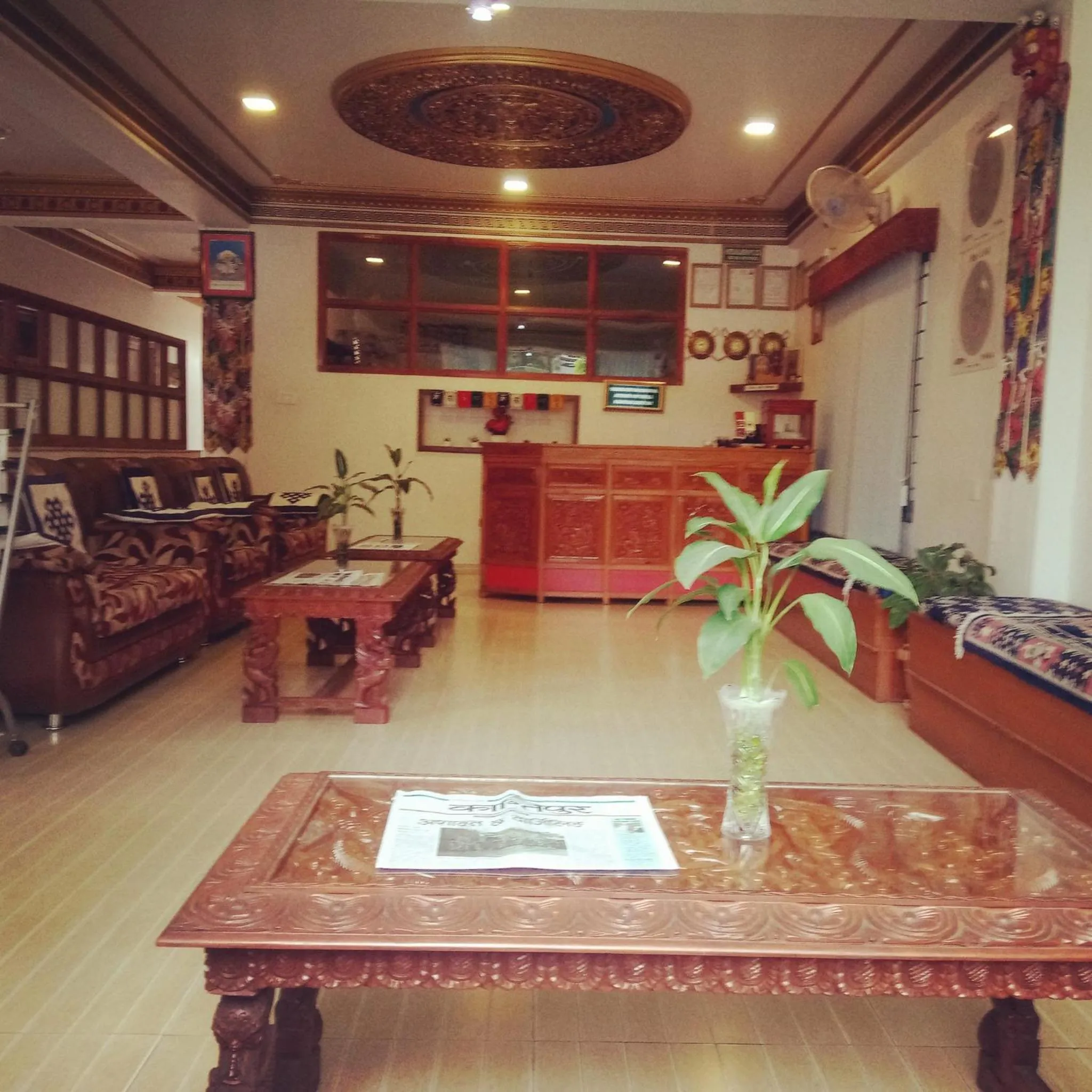 Living room, Lobby/Reception in Hotel Milarepa Pvt Ltd