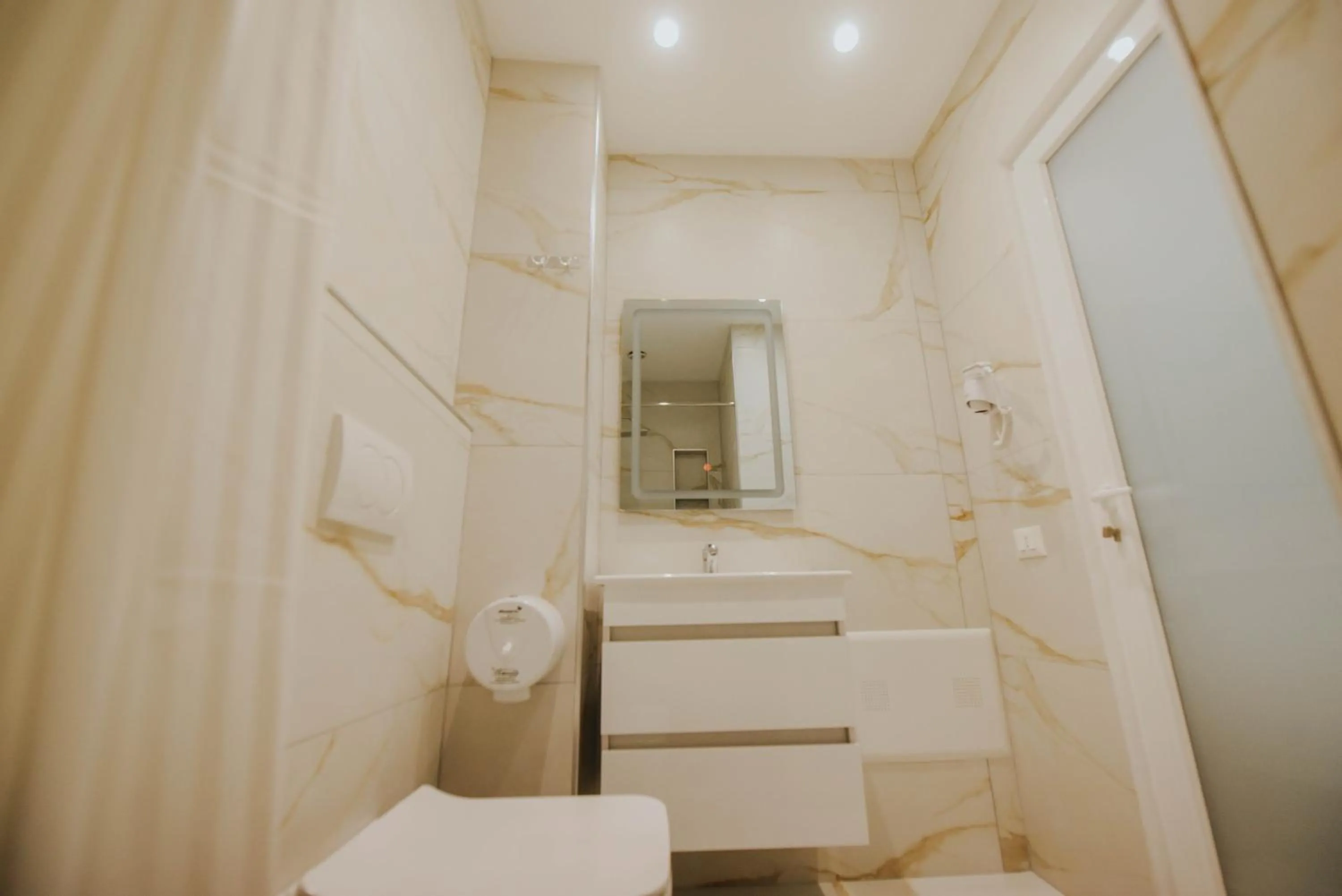 Shower in Hotel Blini