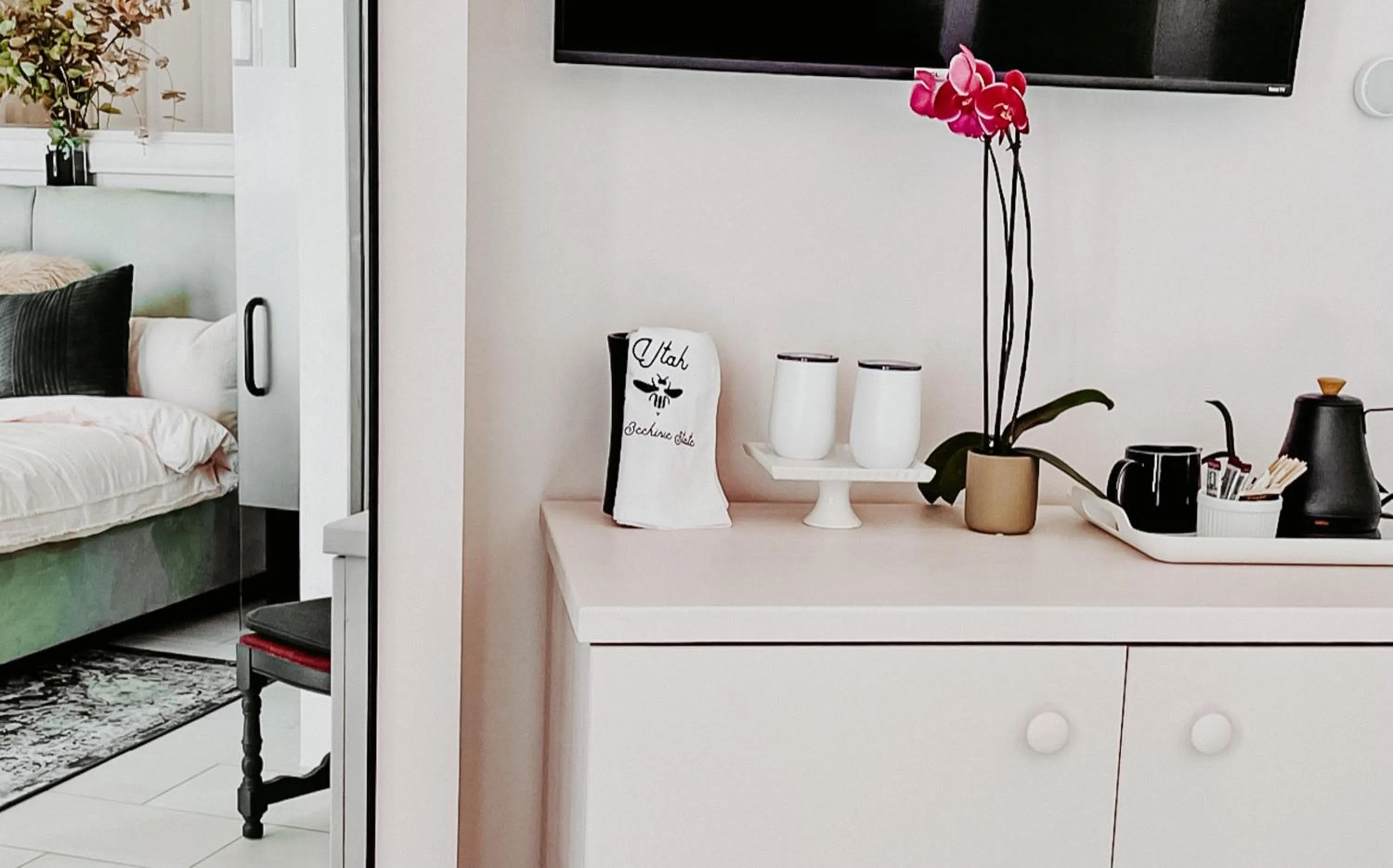 Kitchen or kitchenette in Inn Santa Clara