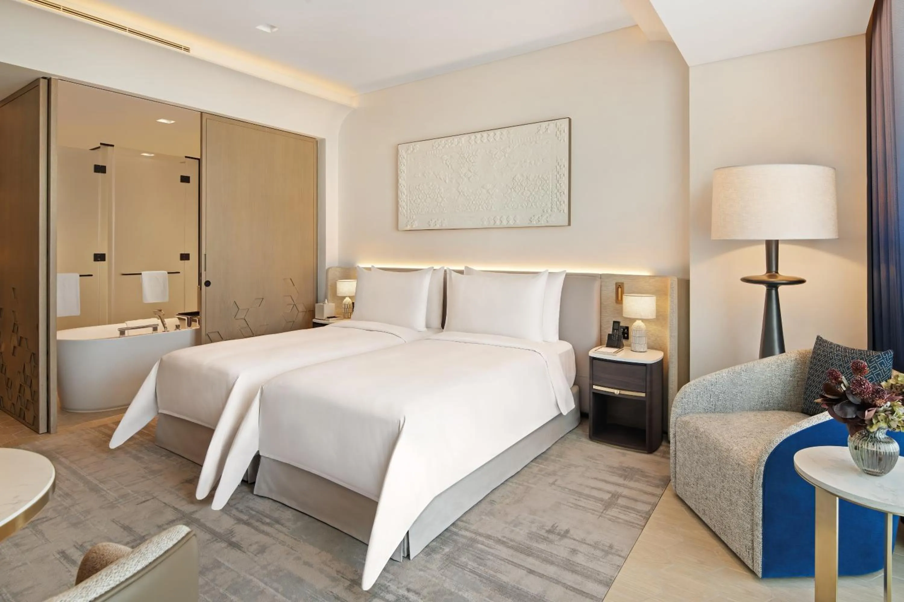 Bed in Palace Dubai Creek Harbour