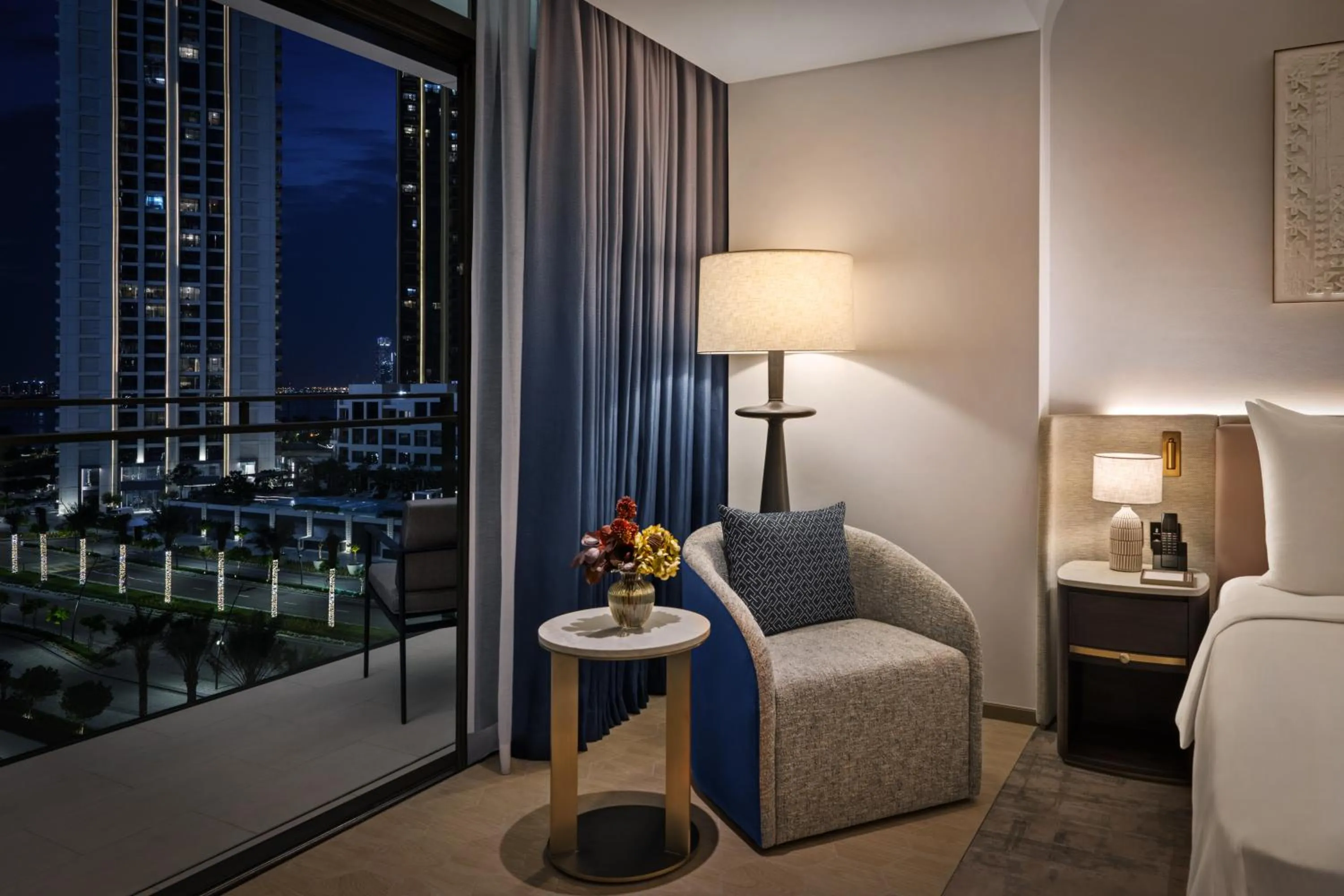 Bedroom, Bed in Palace Dubai Creek Harbour