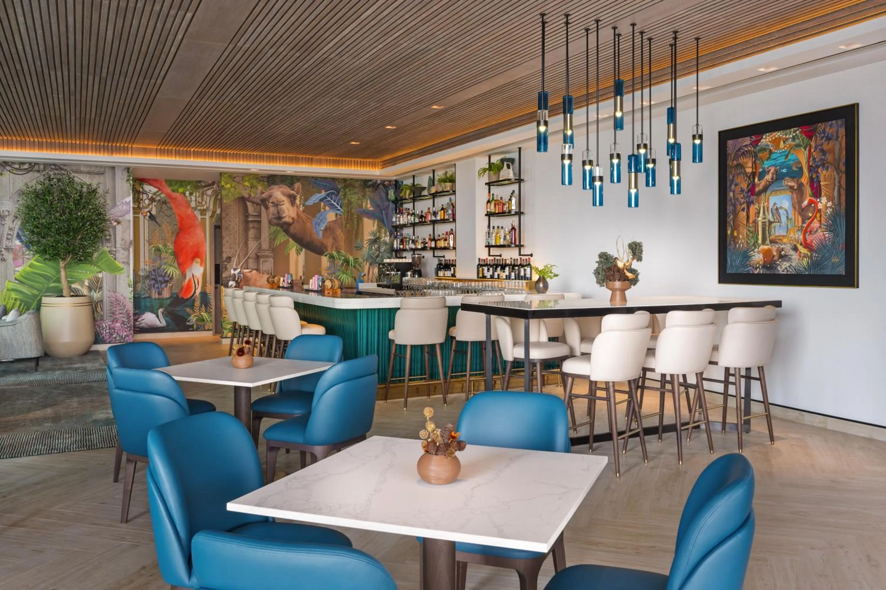 Lounge or bar in Palace Dubai Creek Harbour