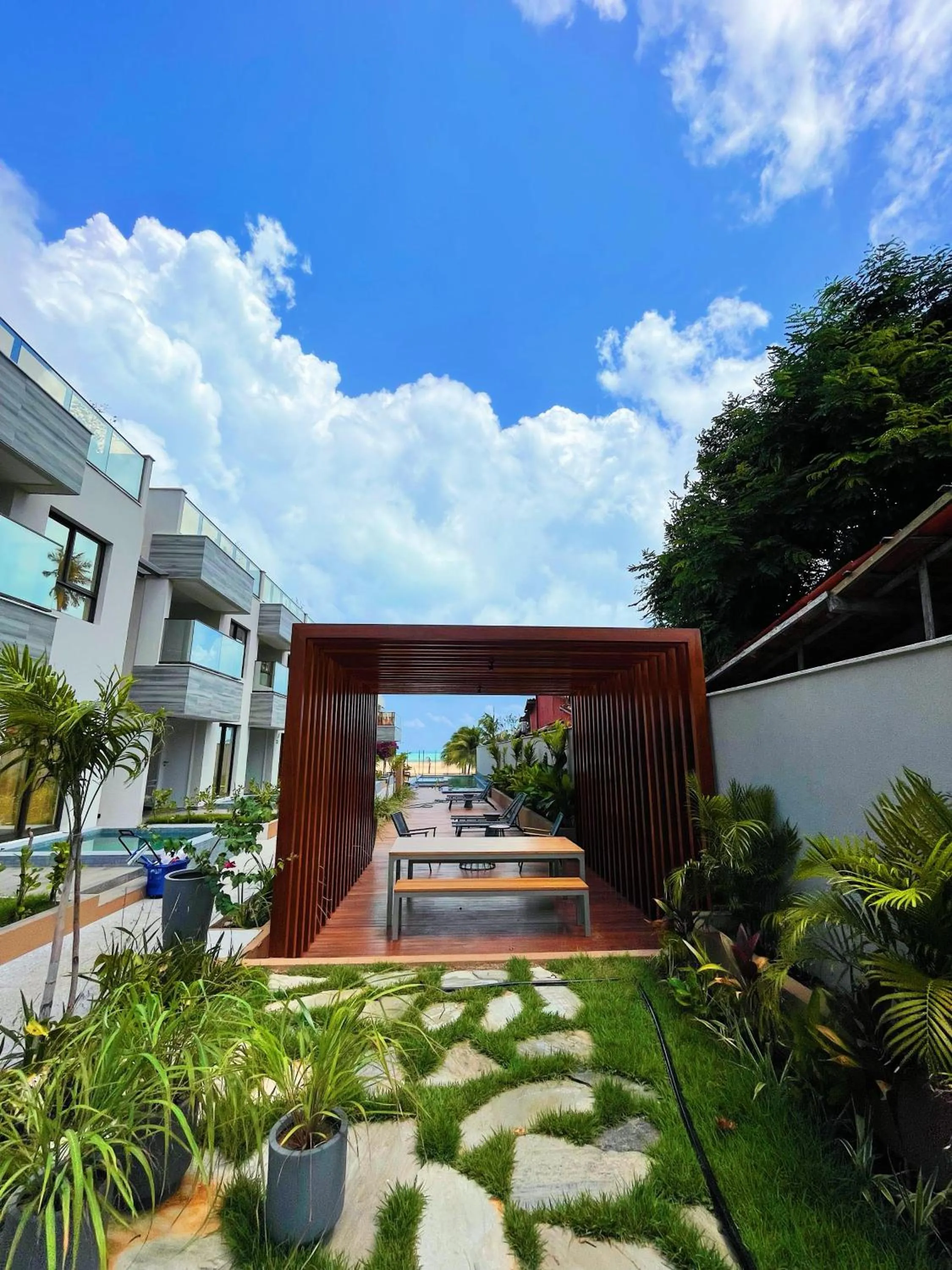 Seating area in The Home São Miguel do Gostoso by Liiv