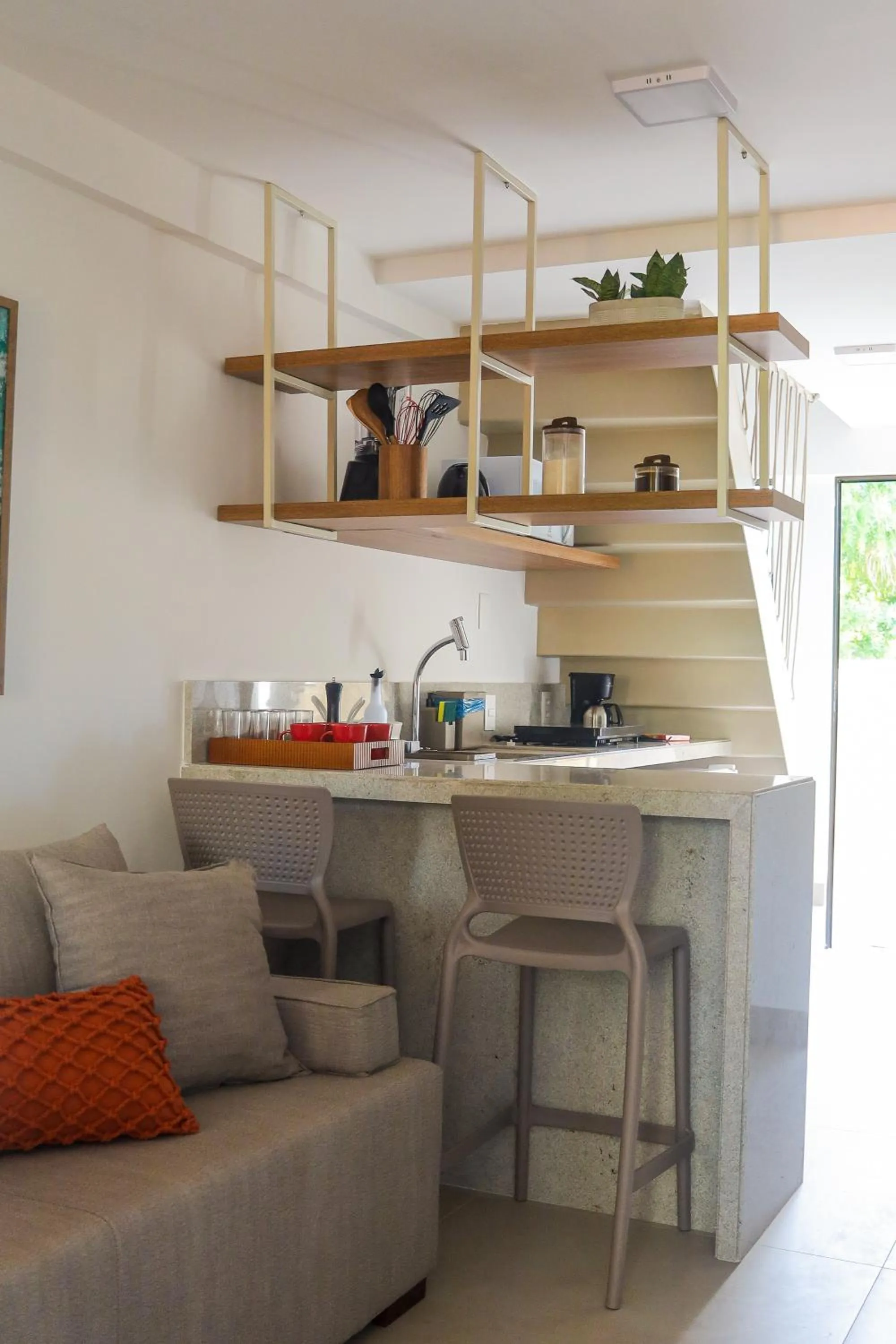 Living room in The Home São Miguel do Gostoso by Liiv