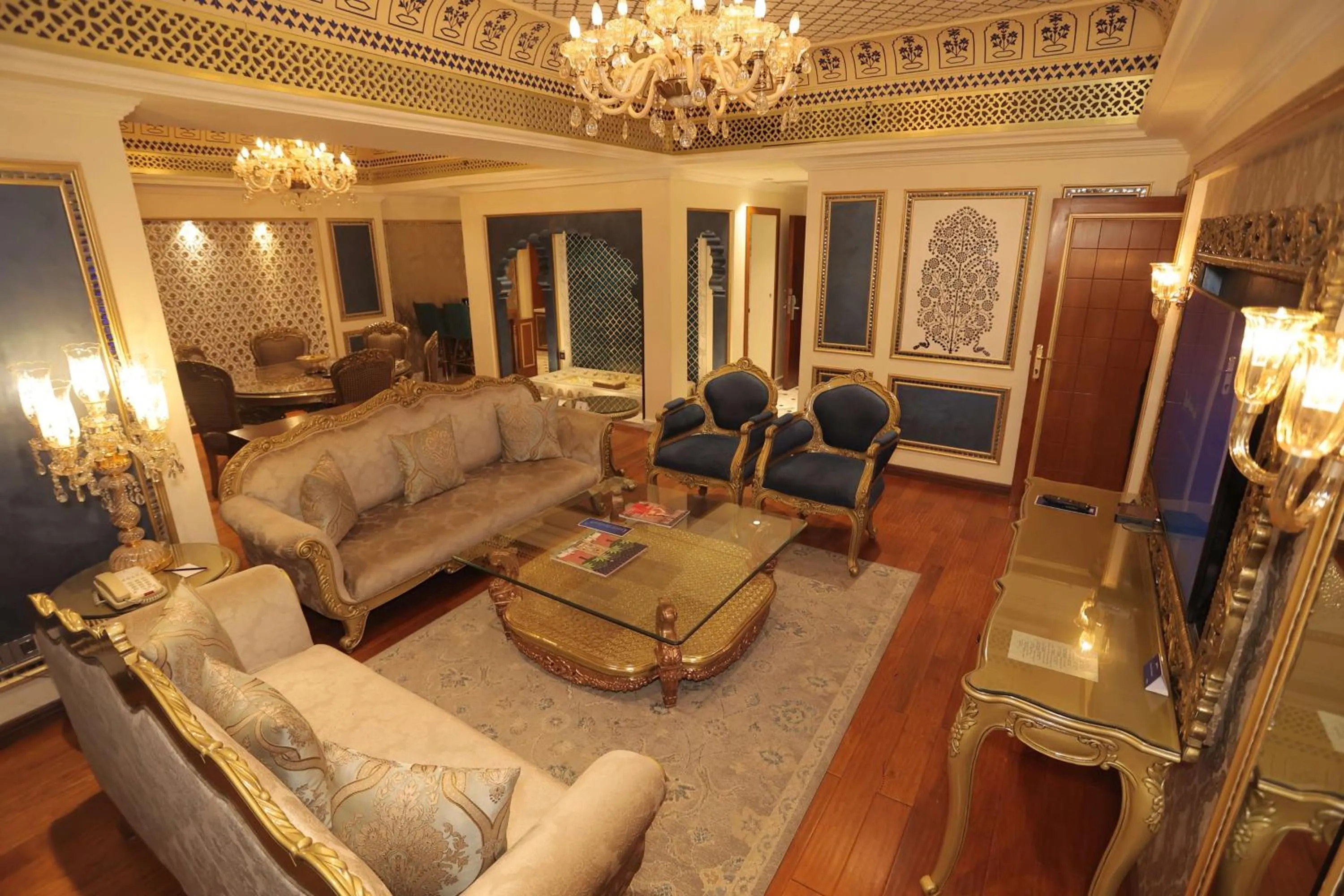 Photo of the whole room in Radisson Blu Udaipur Palace Resort & Spa