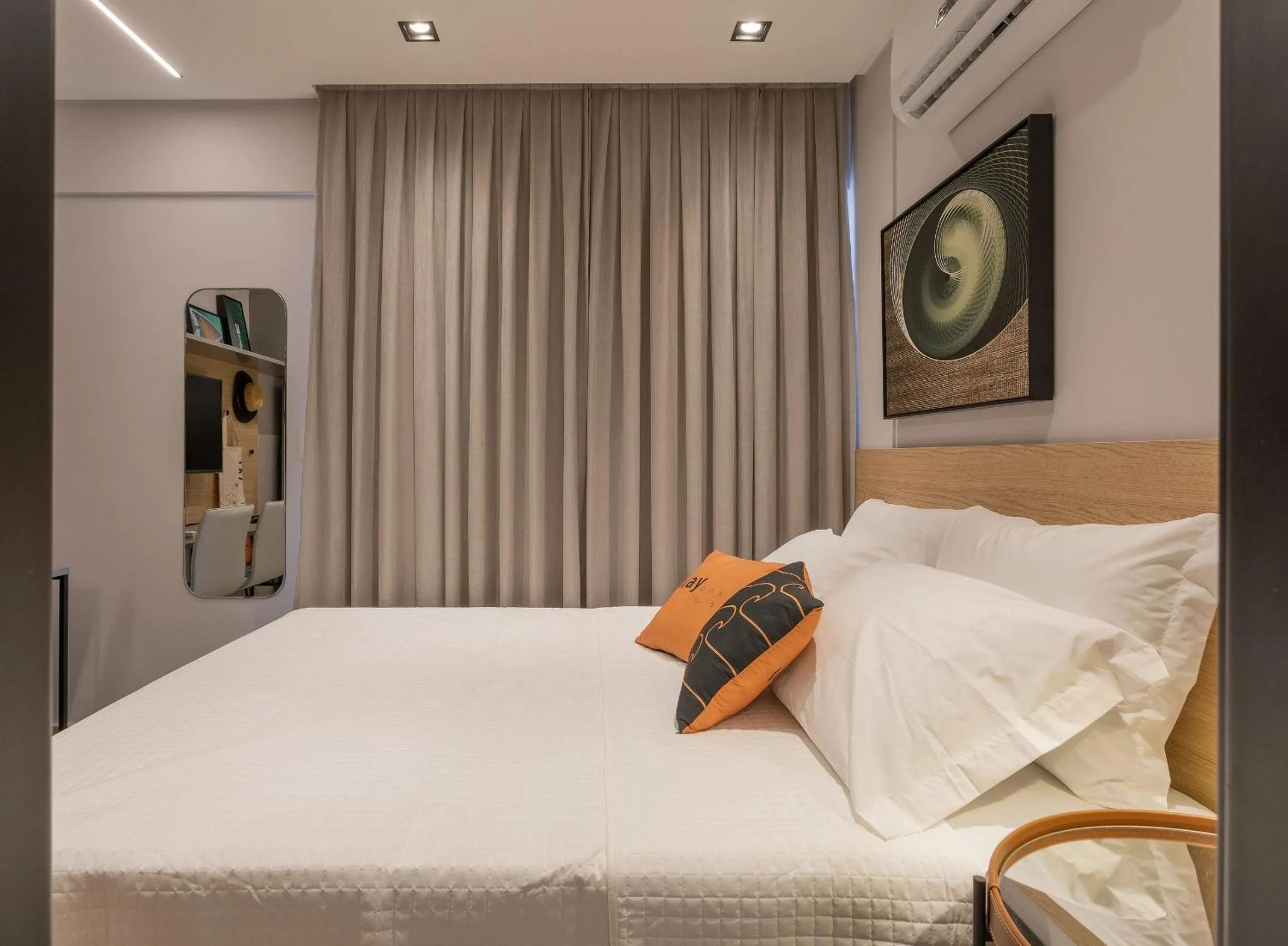 Bedroom, Bed in Way Bossa #F2 - Studio no Bessa By Carpediem