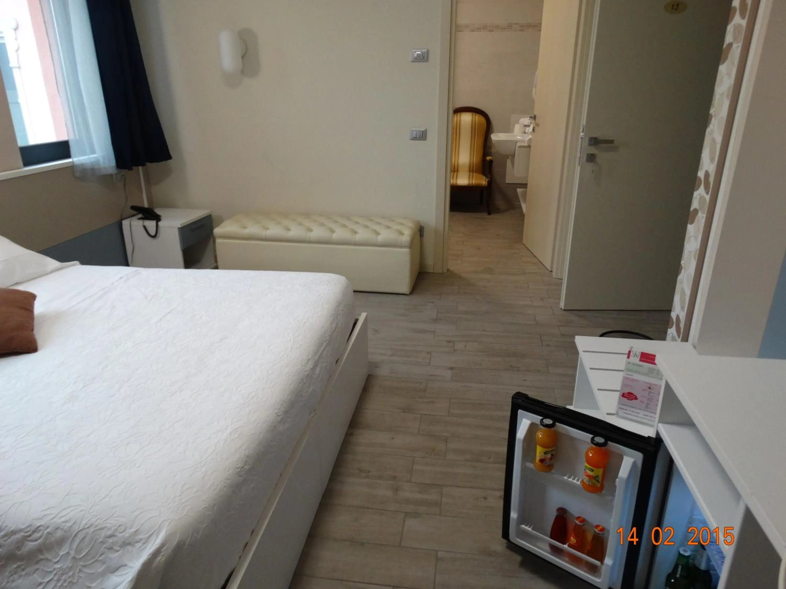 Bed in Hotel Moderno