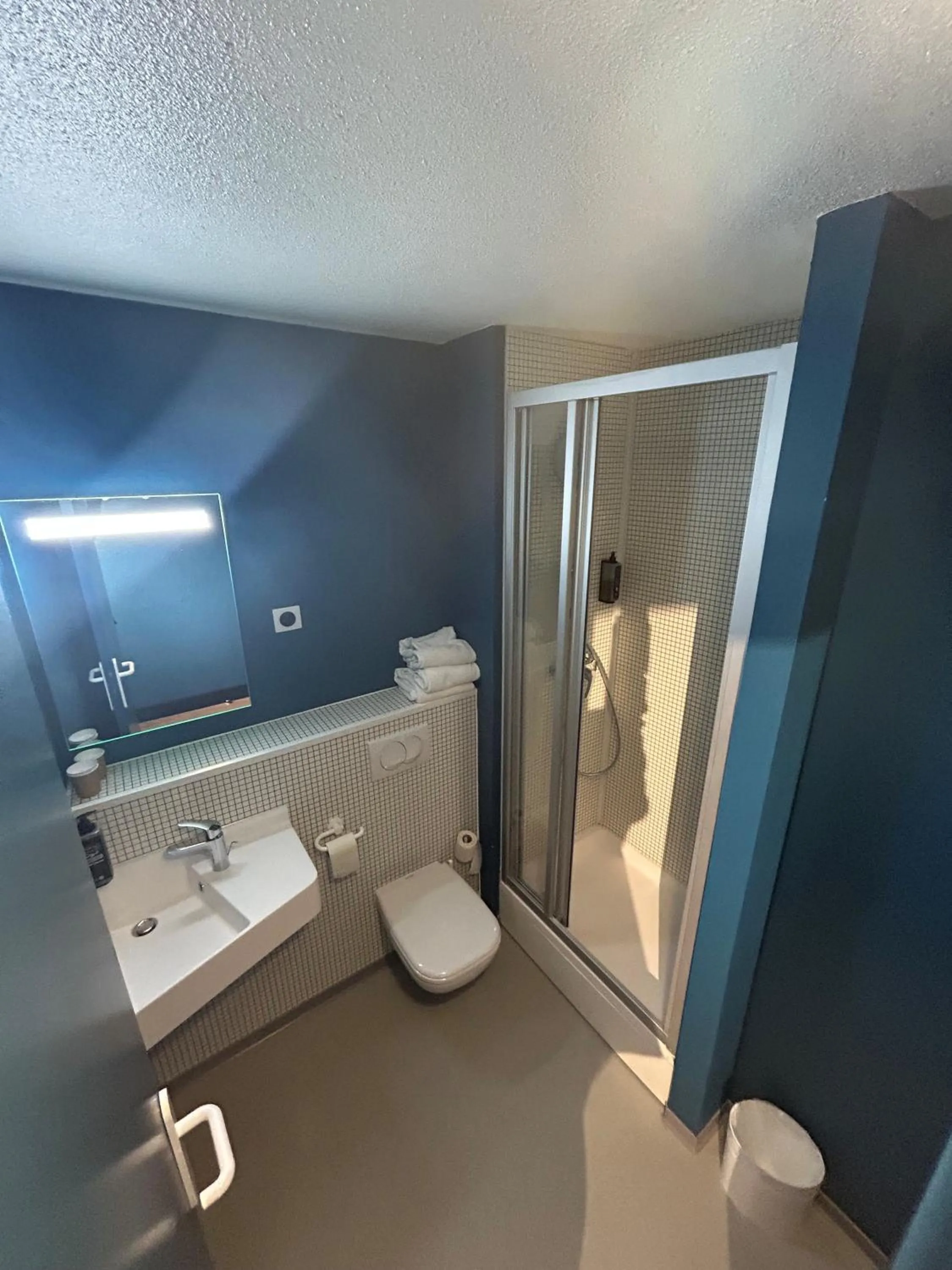 Bathroom in Ibis Budget Lyon Caluire Cité Internationale