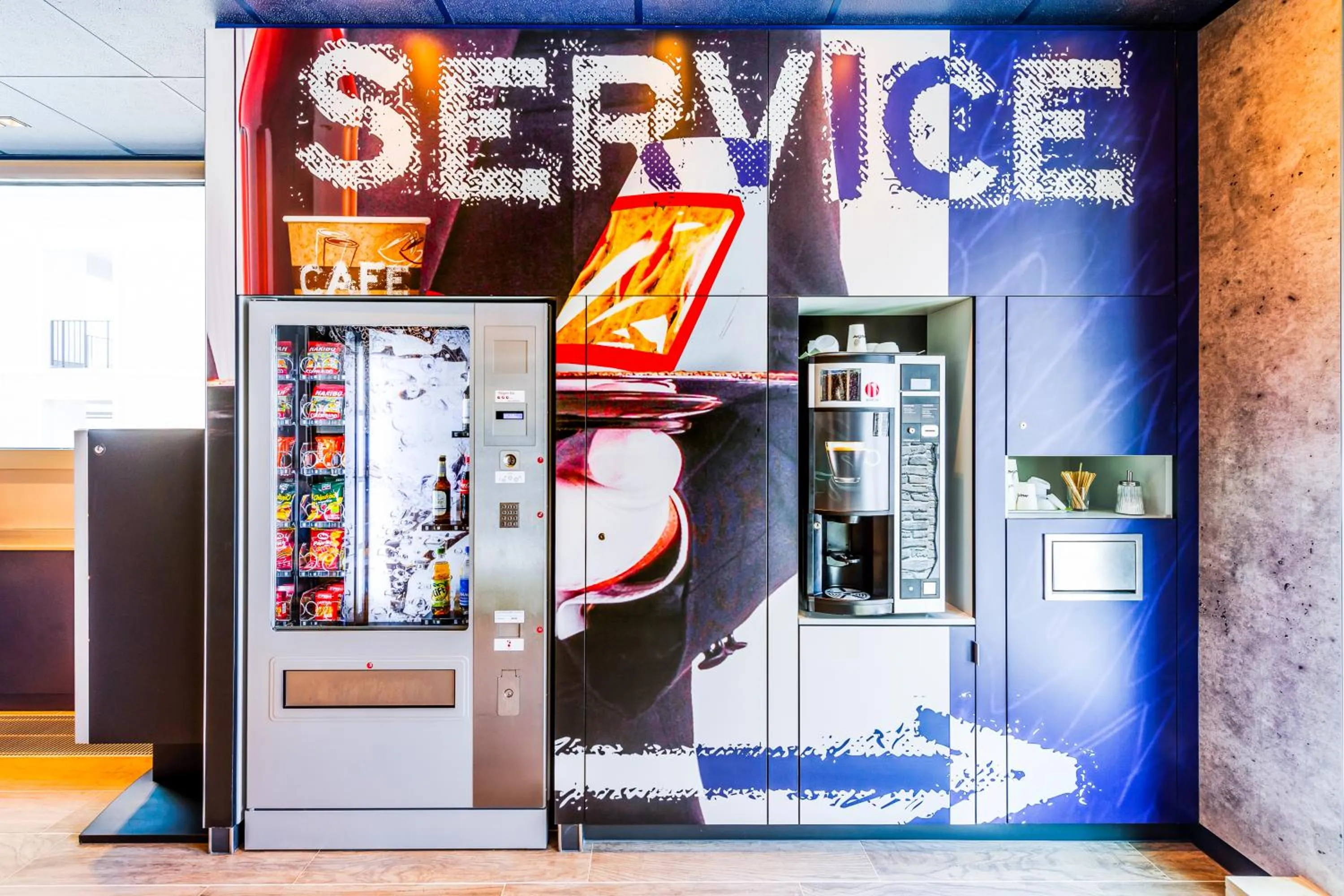 On-site shops in ibis Budget Courbevoie Paris La Défense