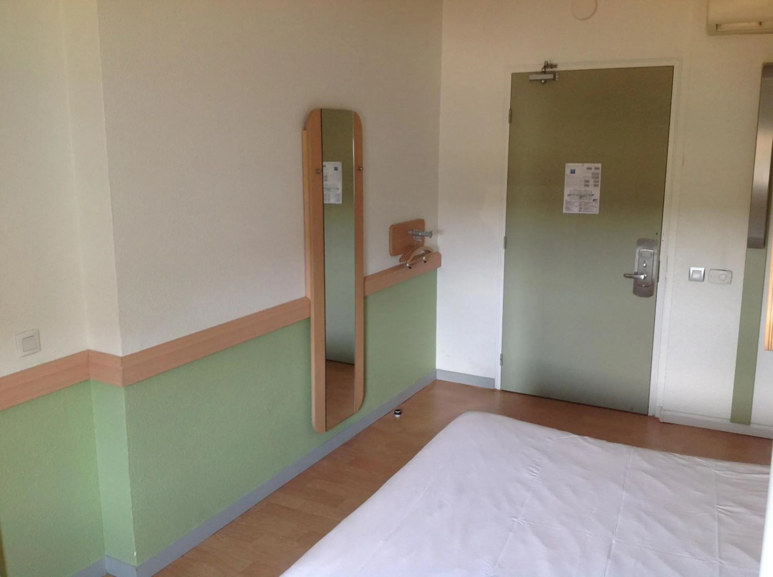 Decorative detail, Bed in ibis budget Orgeval