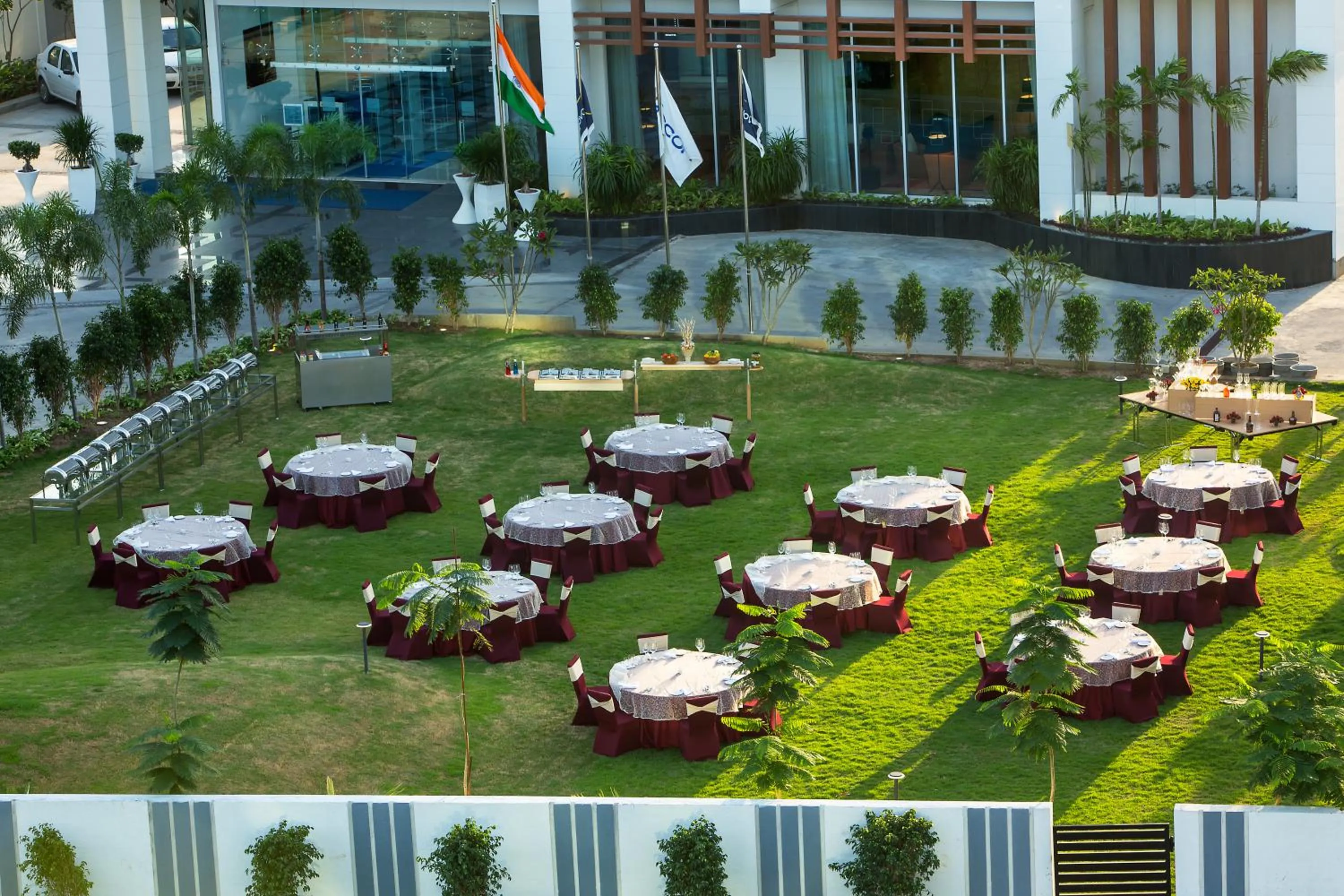 Patio in Novotel Chennai Sipcot