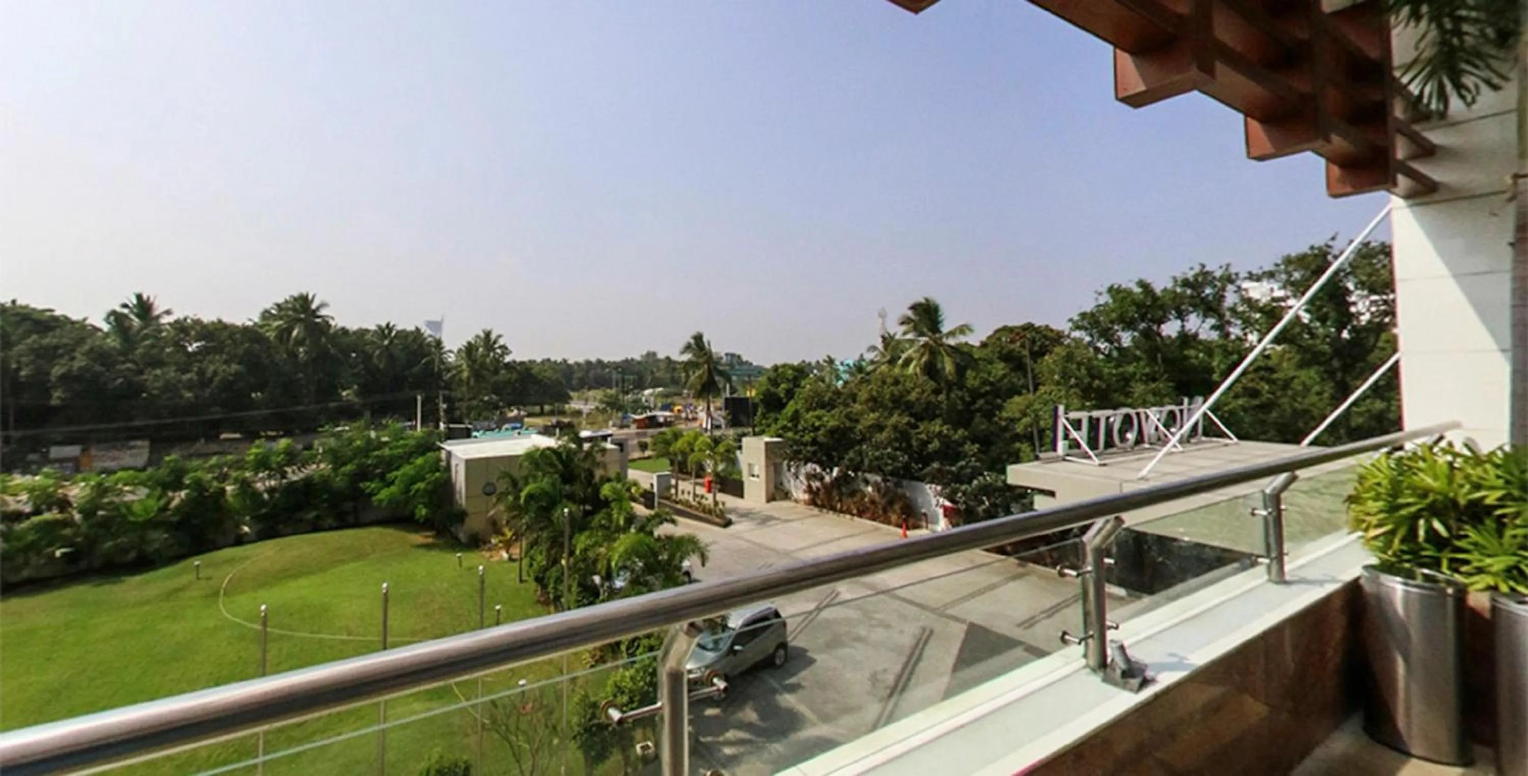 Garden view in Novotel Chennai Sipcot