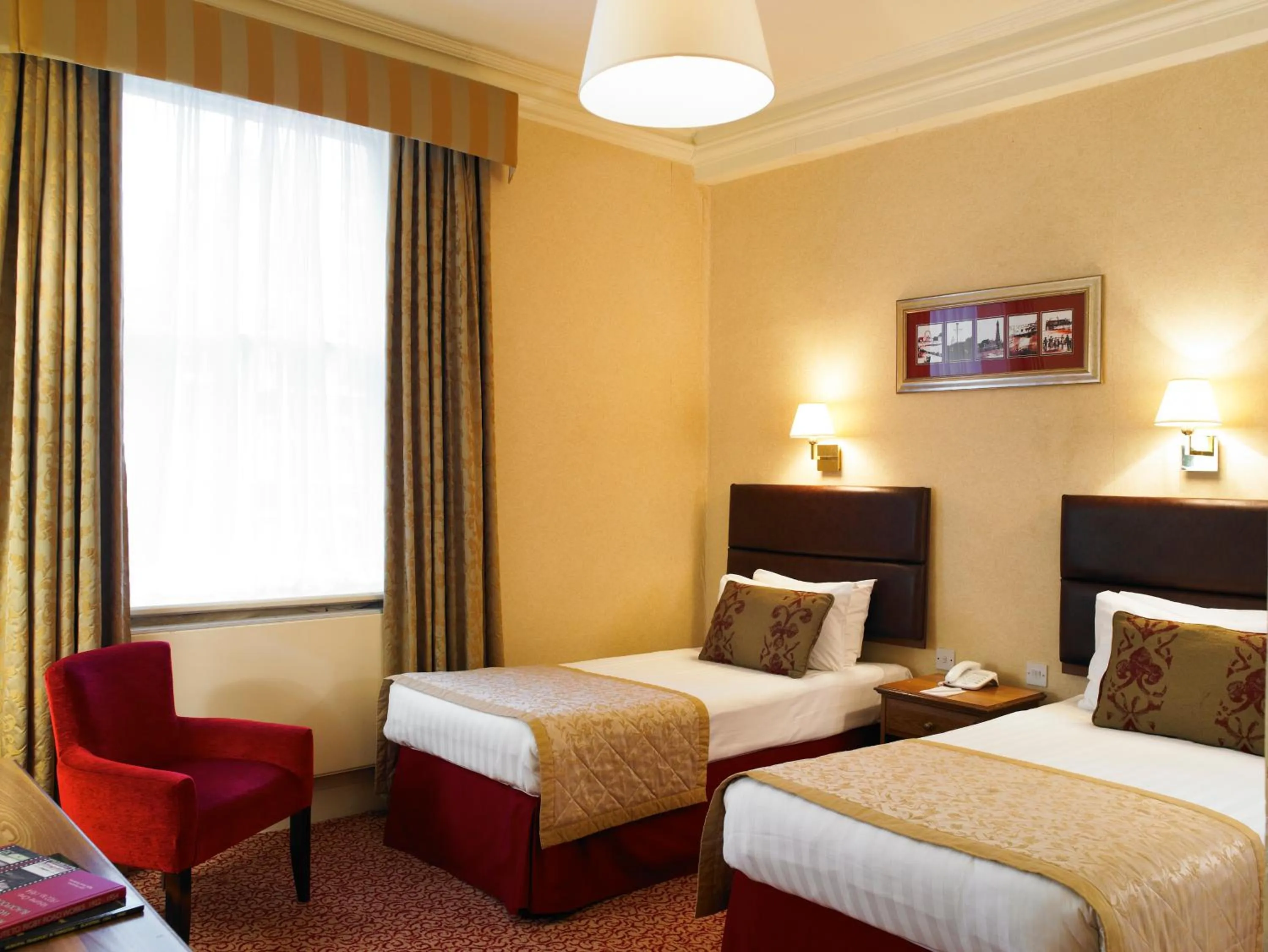 Bed in Imperial Hotel Blackpool