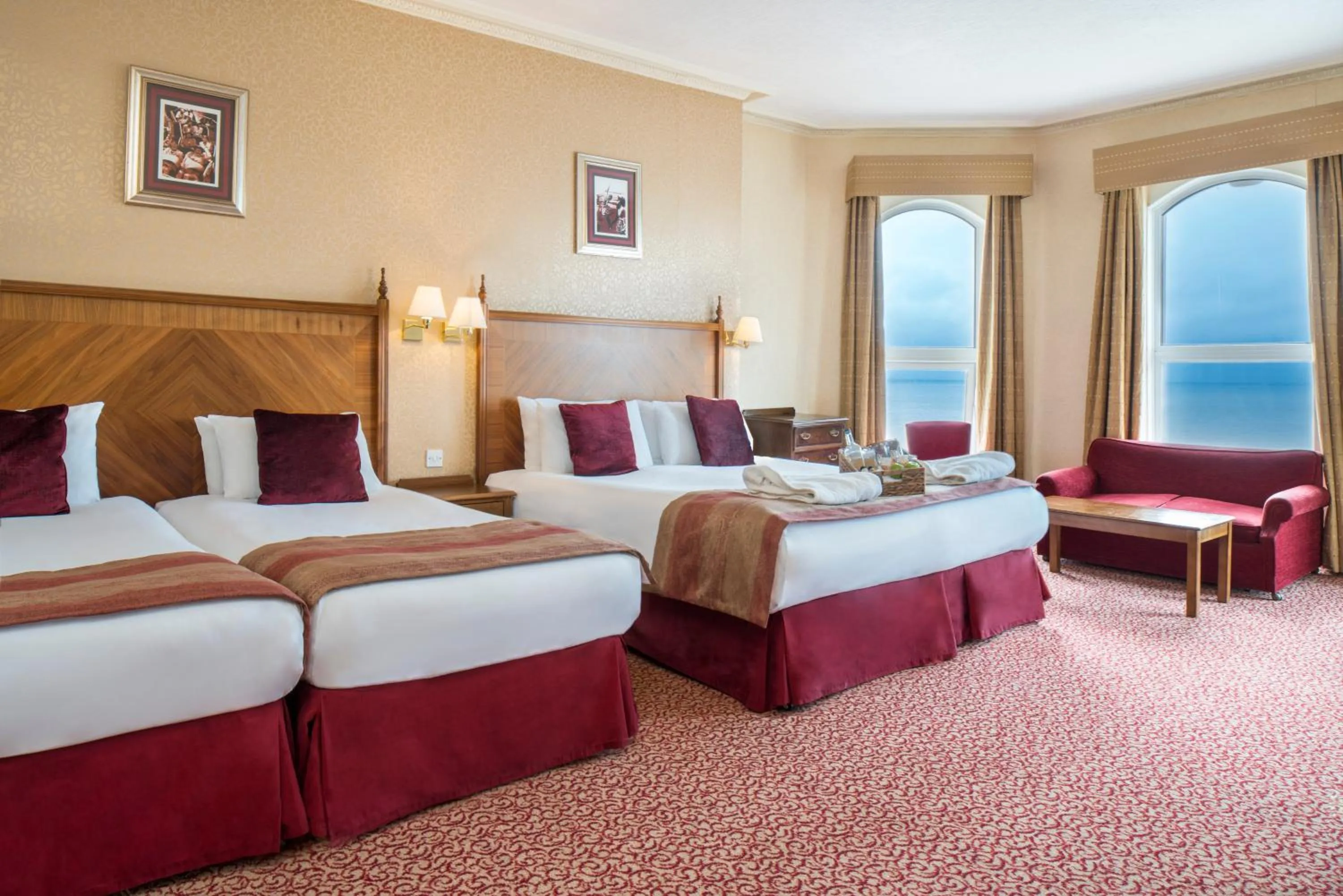 Bed in Imperial Hotel Blackpool