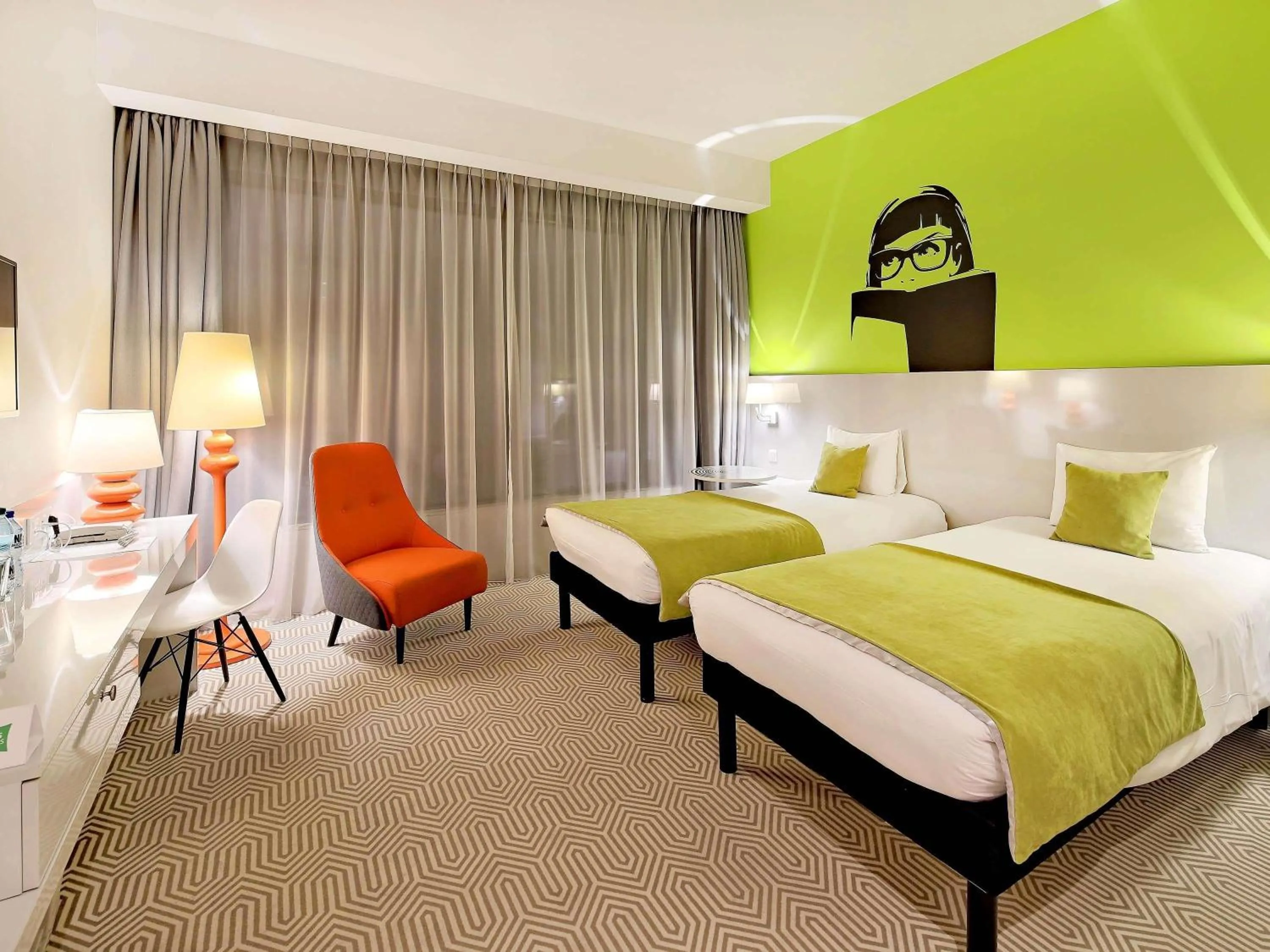 Bedroom, Bed in Ibis Styles Wroclaw Centrum
