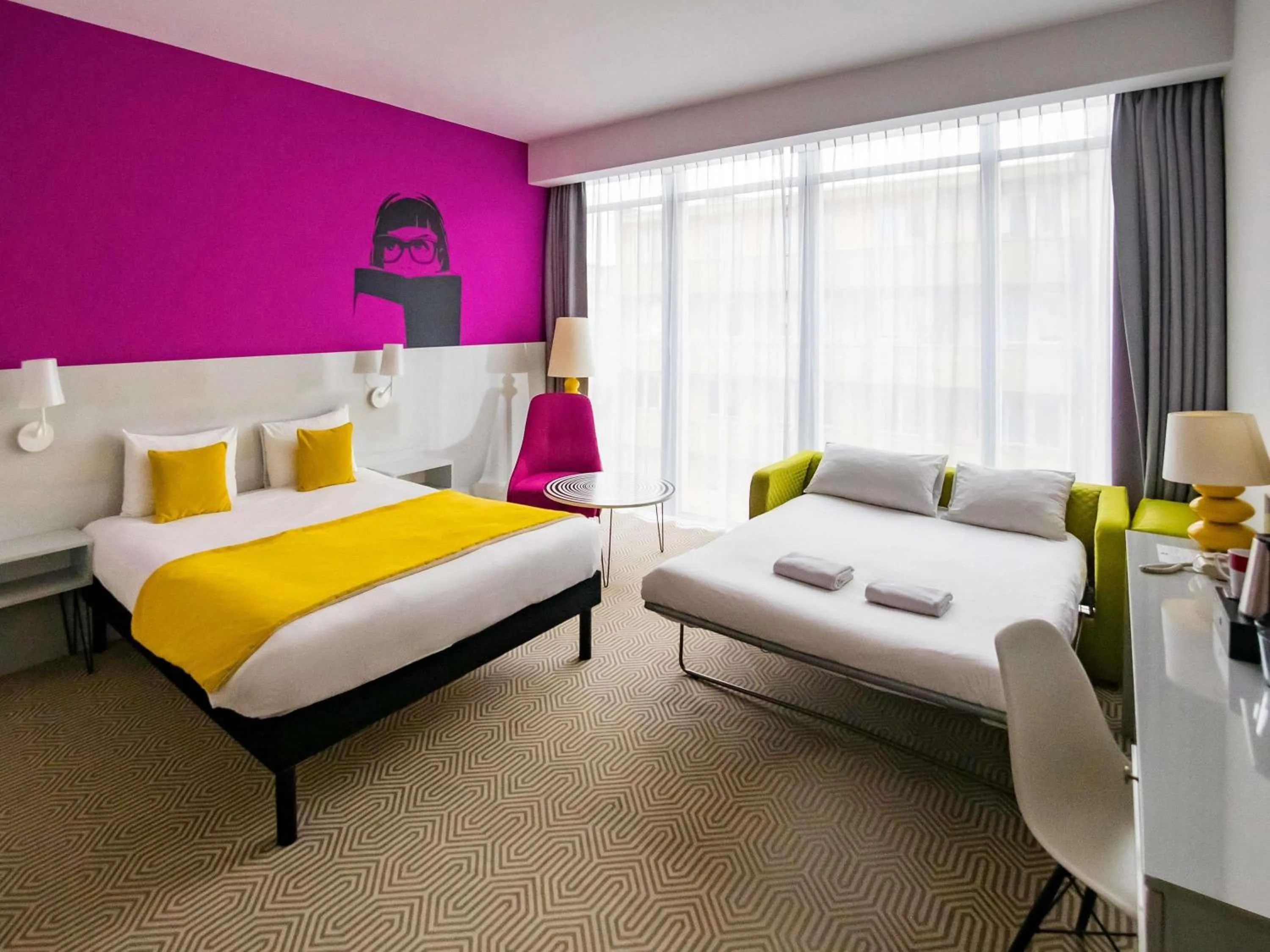 Bedroom, Bed in Ibis Styles Wroclaw Centrum