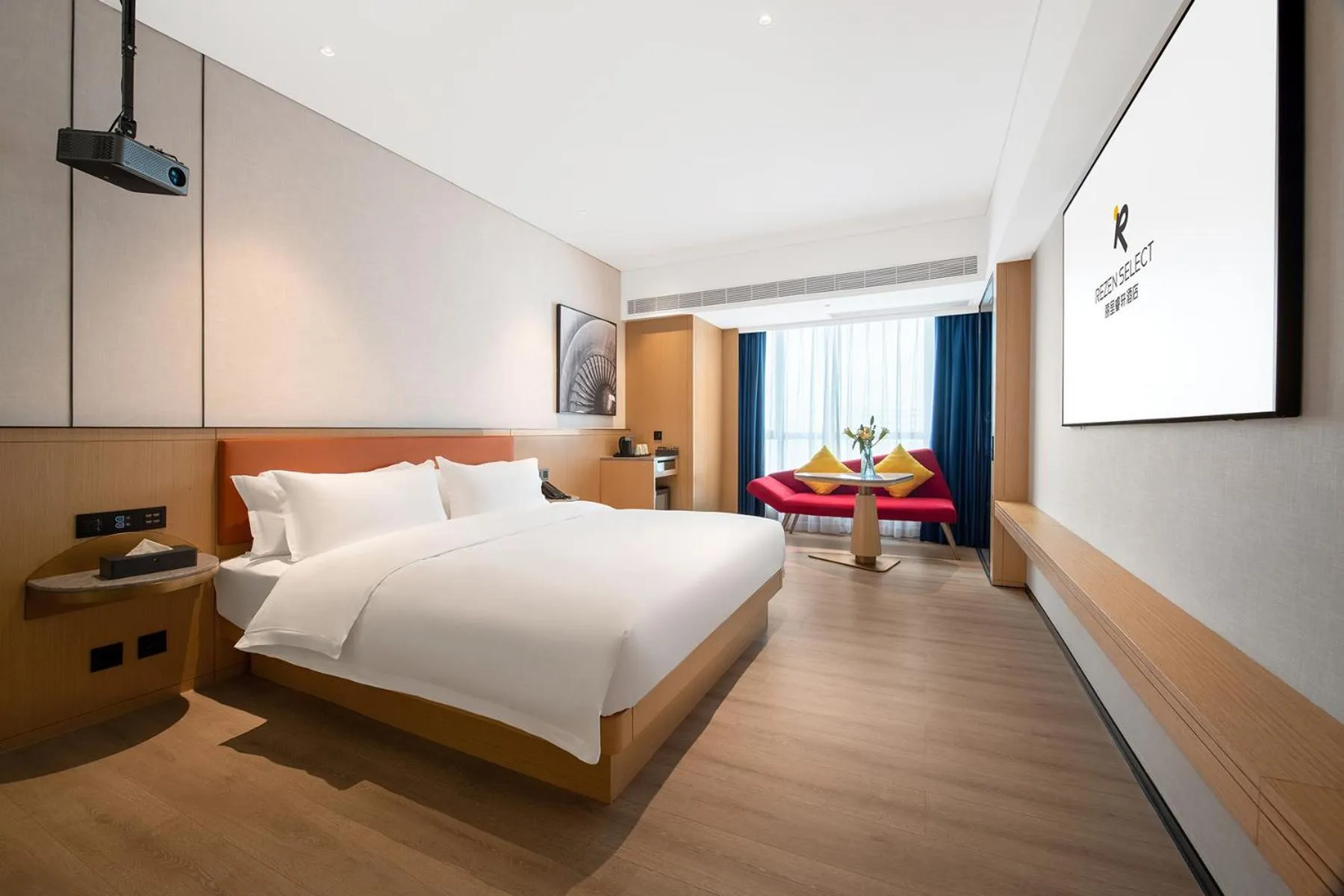 Photo of the whole room, Bed in Rezen Select Hotel Guangzhou Baiyun Airport