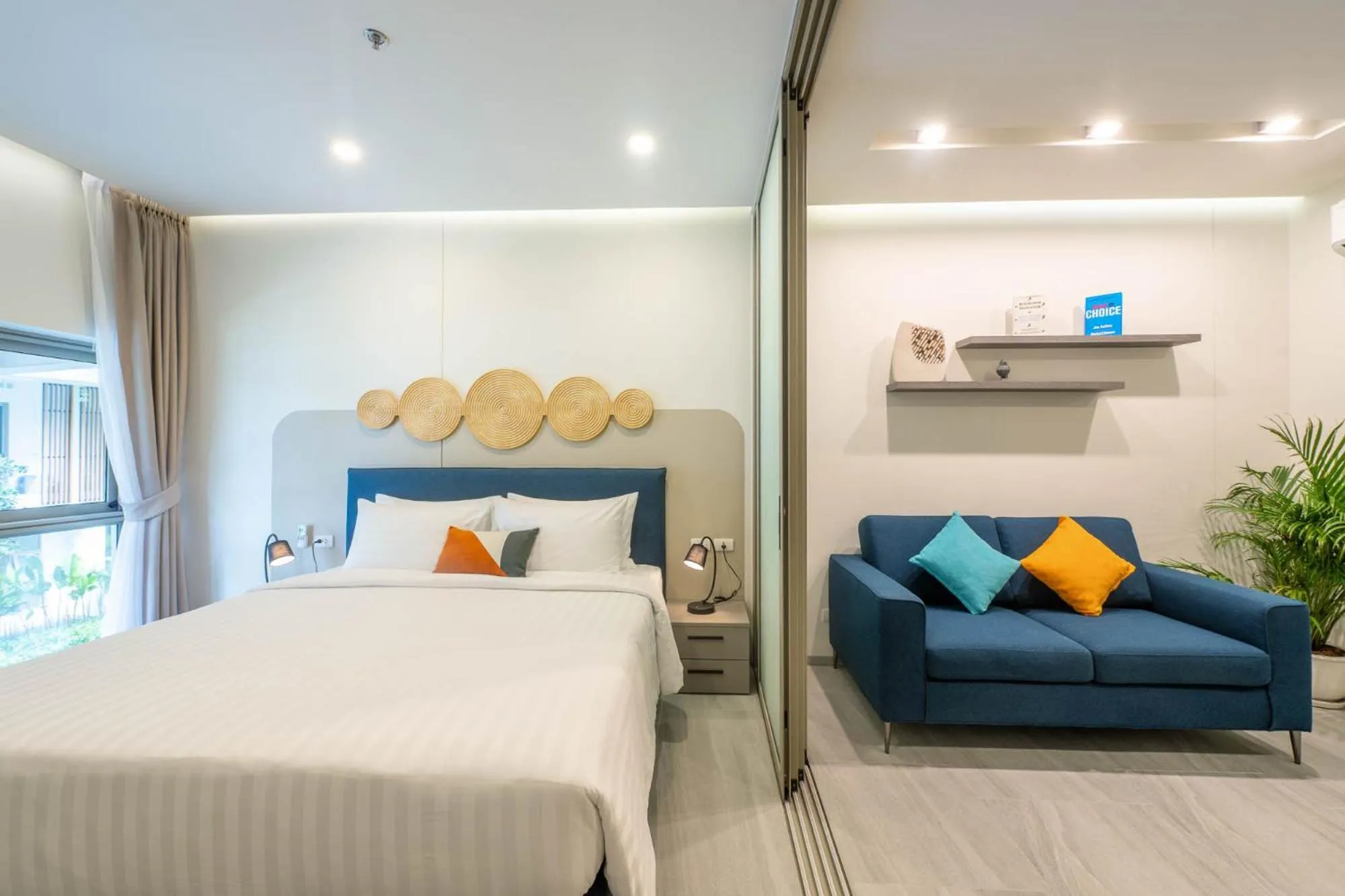 Seating area, Bed in HOMA Cherngtalay Phuket