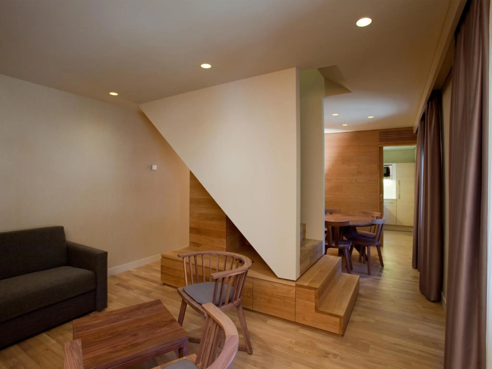Seating area in Apartaments Vall de Núria