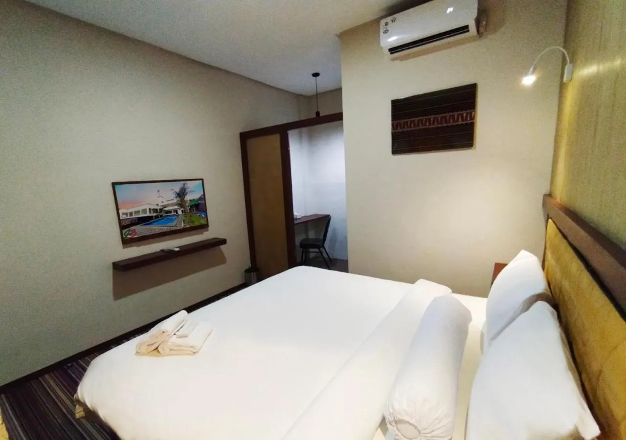 Bedroom, Bed in Hotel Syariah GS Lampung Culture, Bandar Lampung