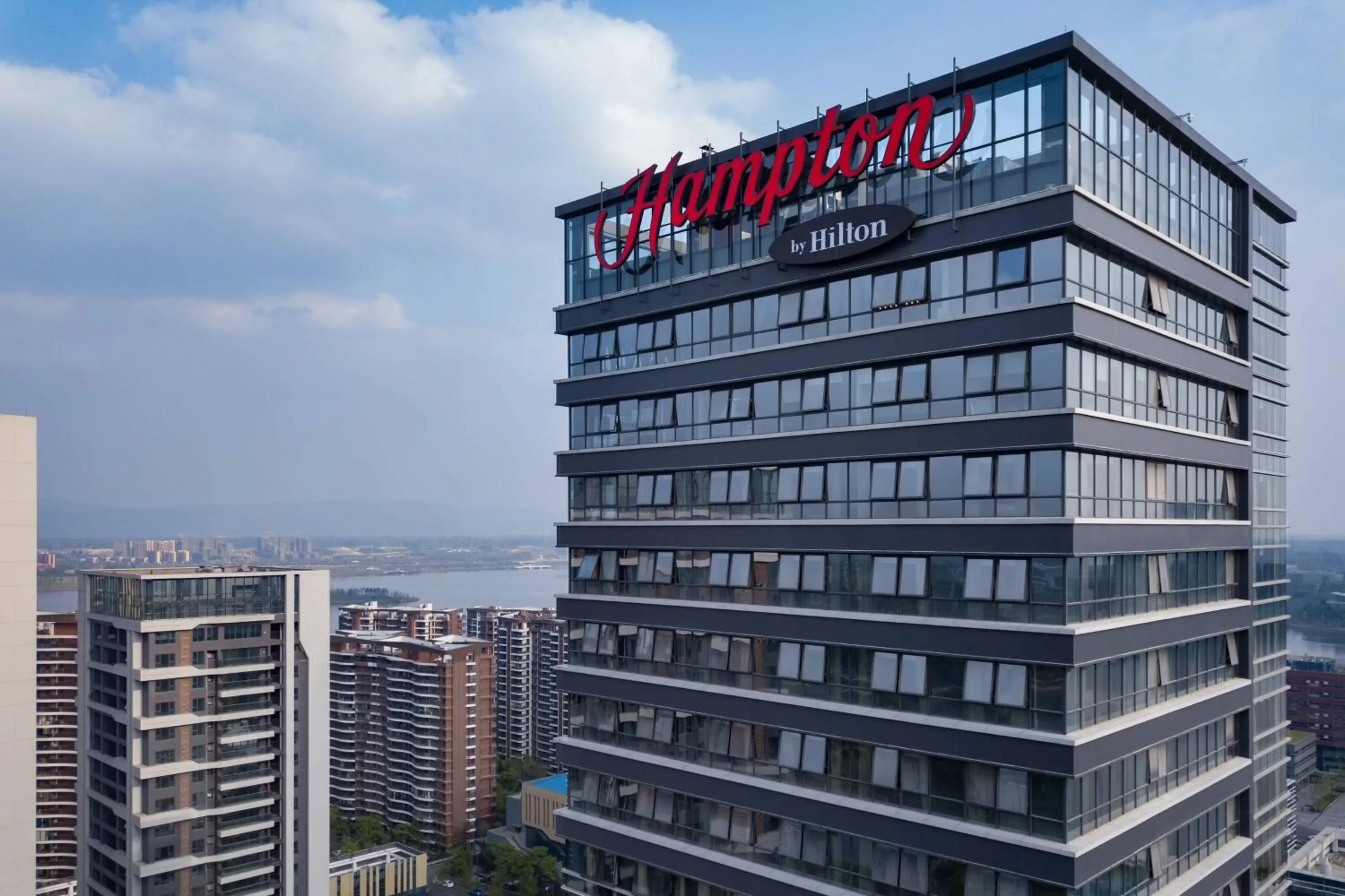 Property building in Hampton by Hilton Chengdu Xibo City
