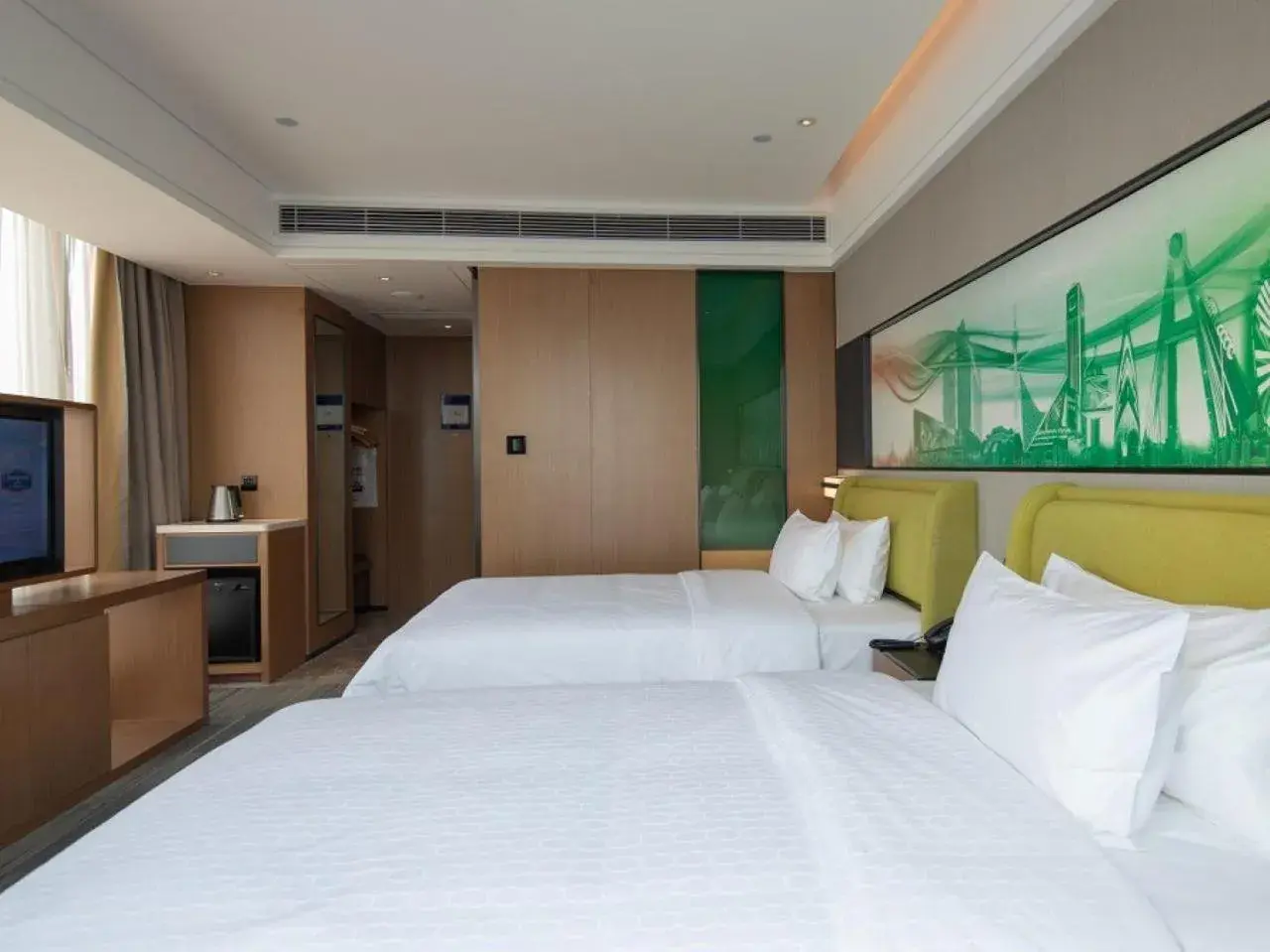 Deluxe Twin Room in Hampton by Hilton Chengdu Xibo City Deluxe Twin Room in Hampton by Hilton Chengdu Xibo City