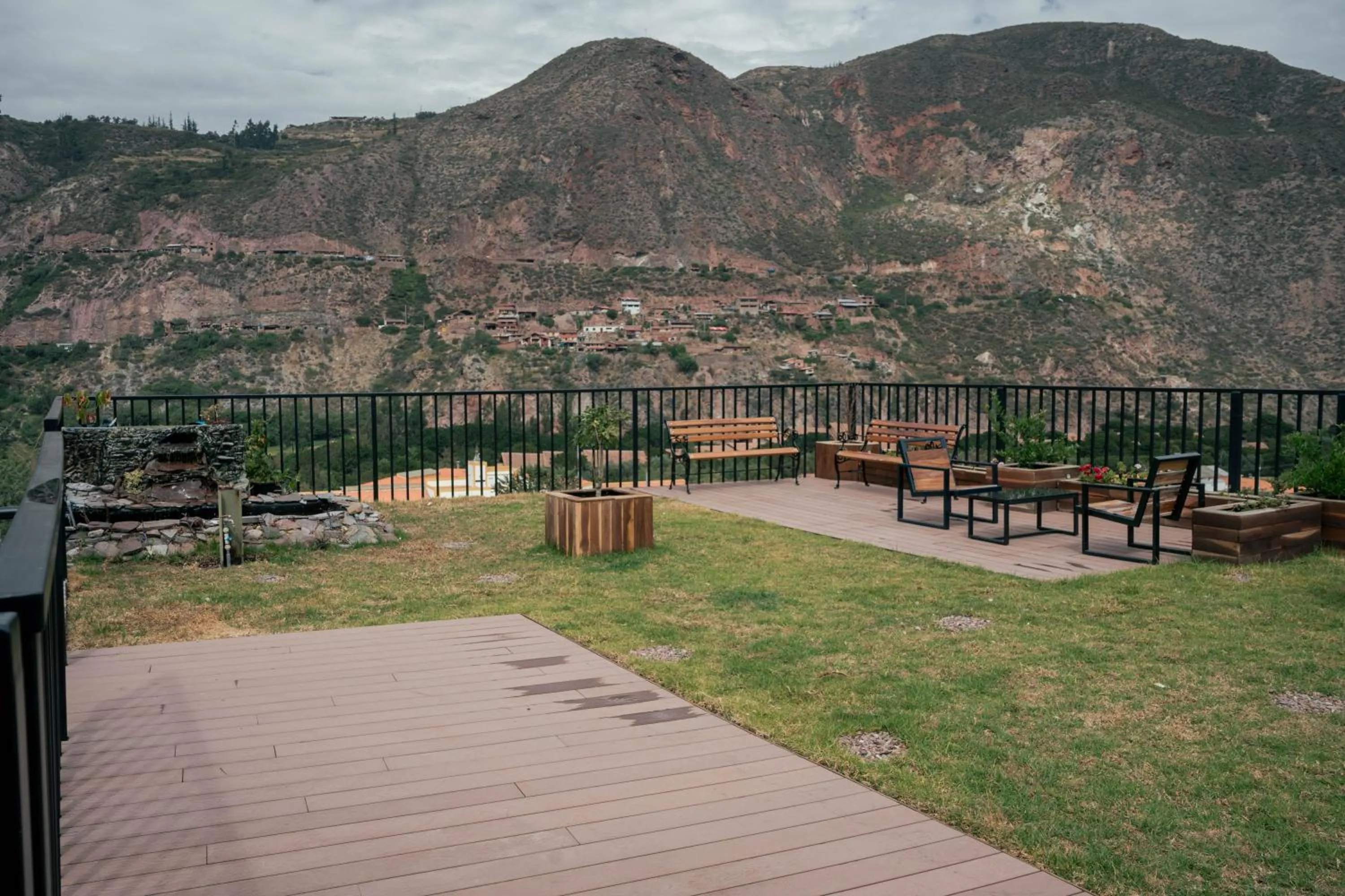 Garden in Hotel California Urubamba