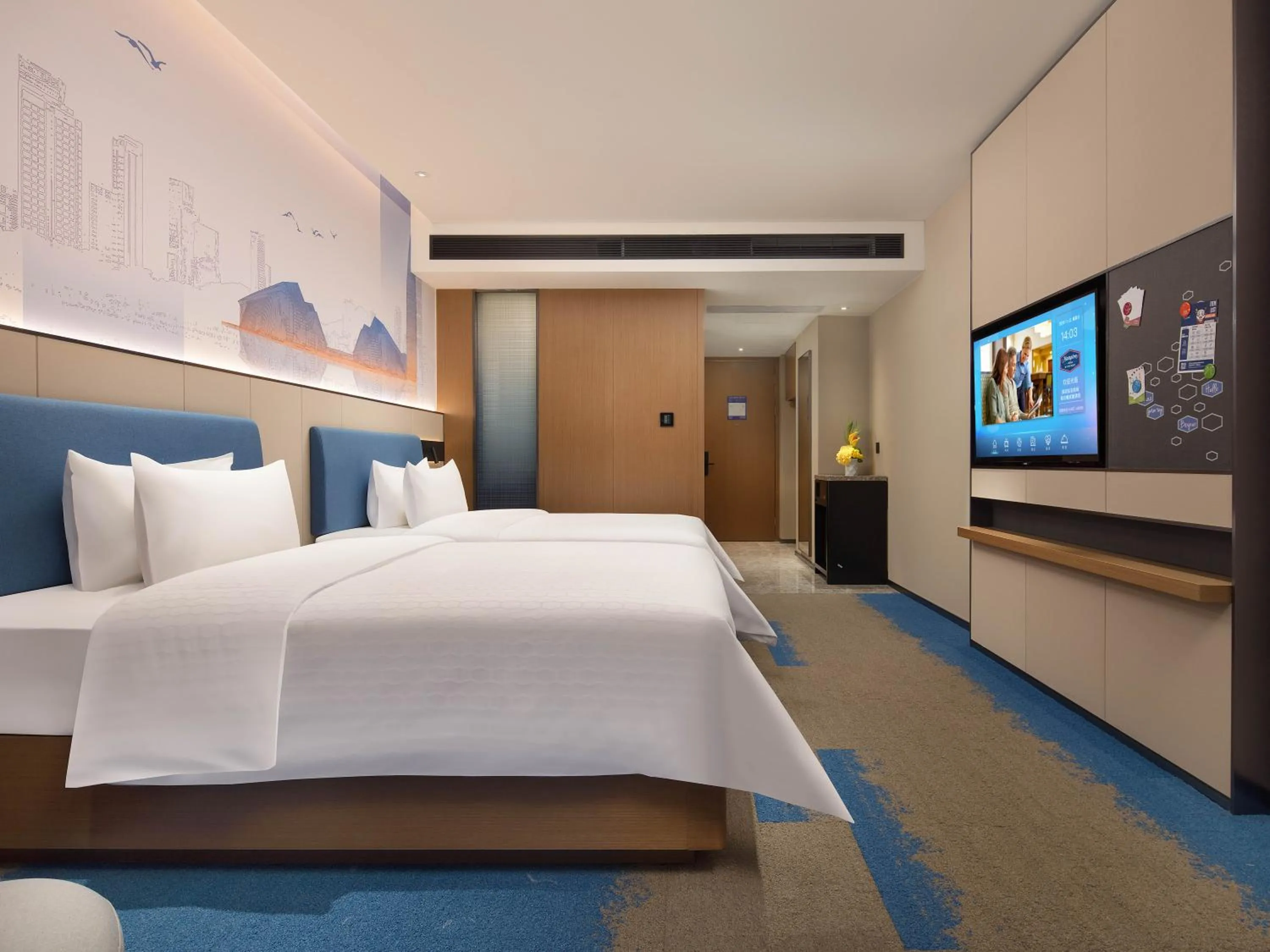 Photo of the whole room in Hampton by Hilton Shenzhen Bao'an Airport