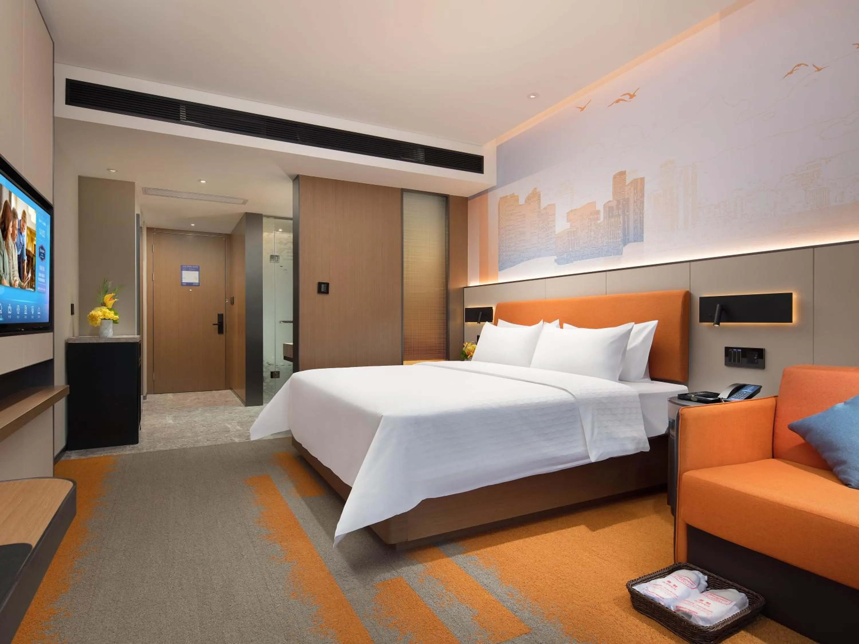 Bed in Hampton by Hilton Shenzhen Bao'an Airport