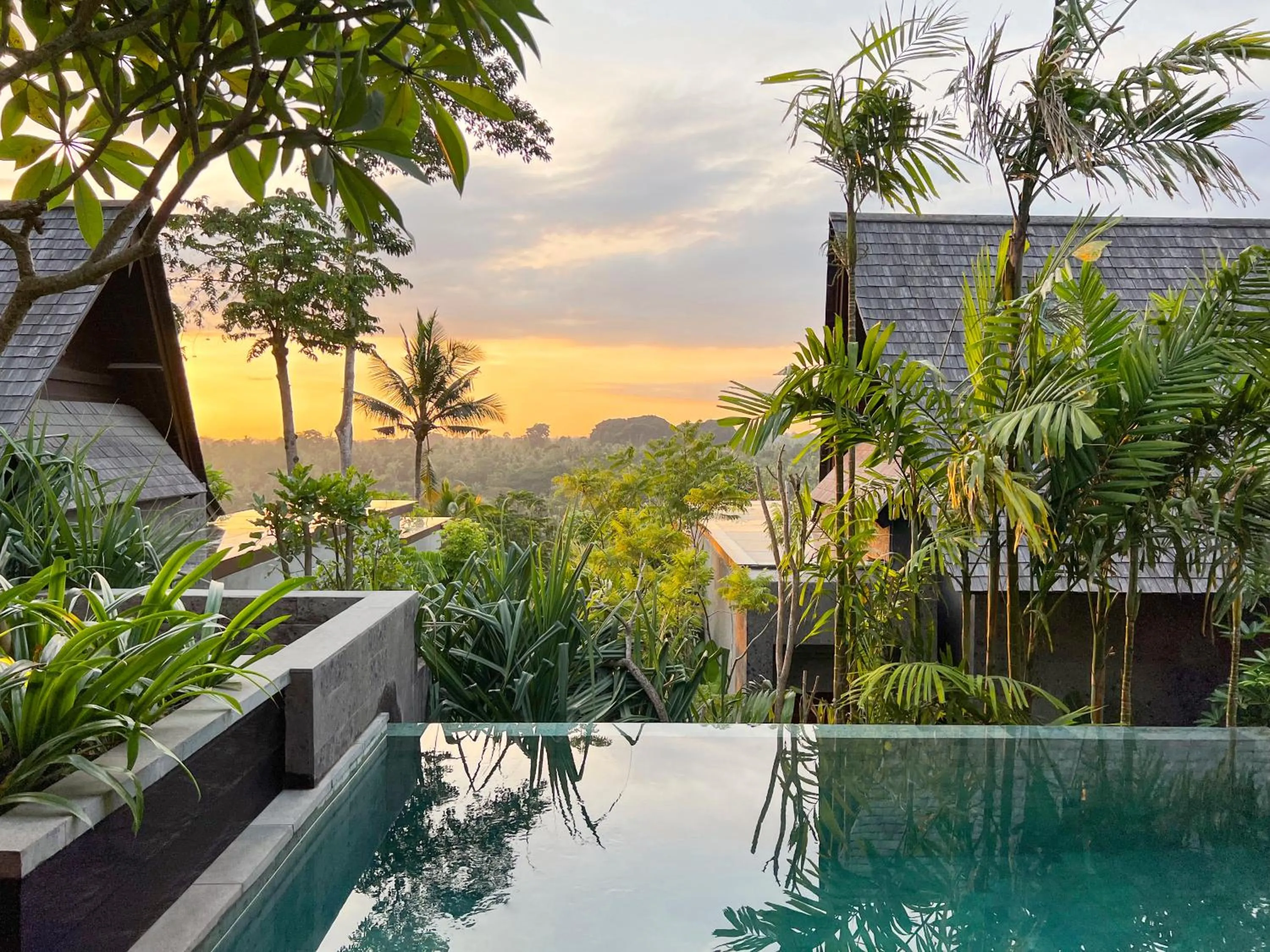 Pool view in The Ridge Bali